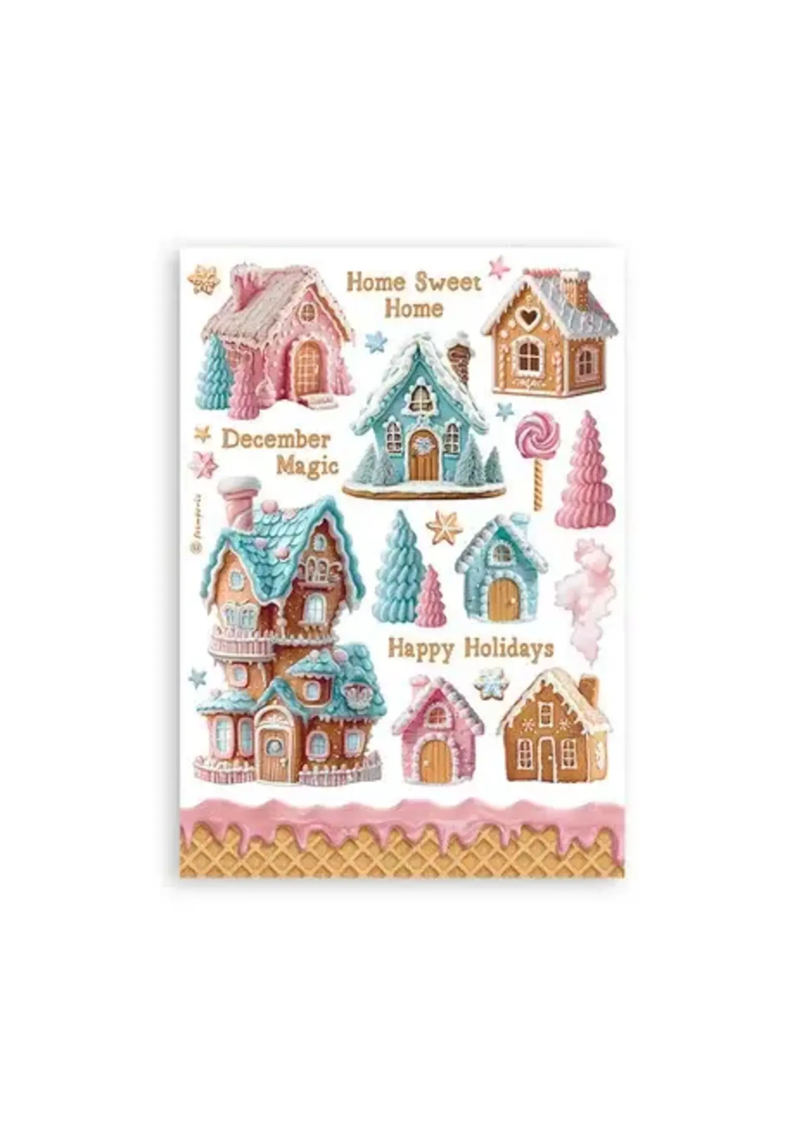 Candy Christmas A5 Washi Pad (8pcs) (SBW22