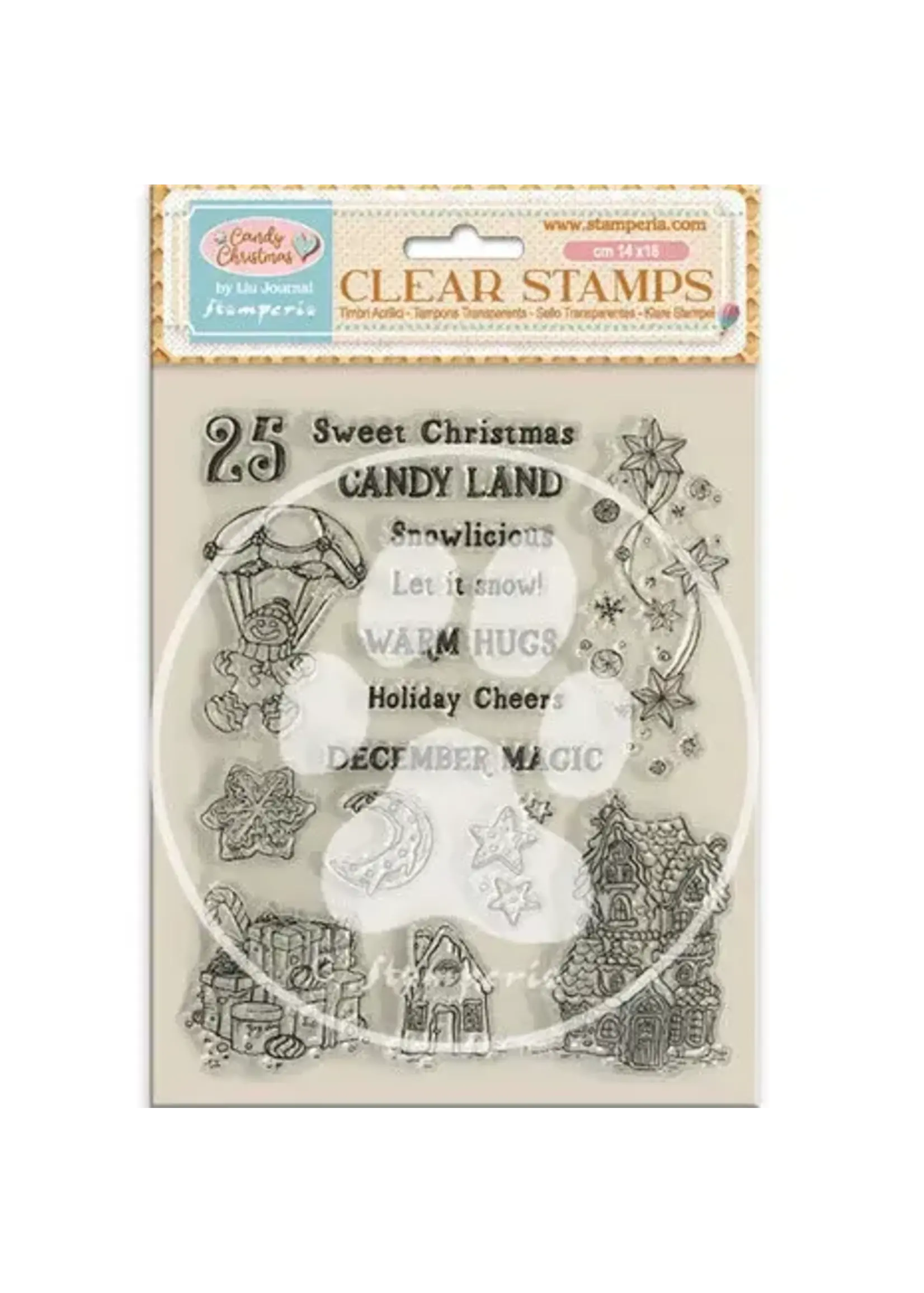 Candy Christmas Clear Stamp (WTK223)