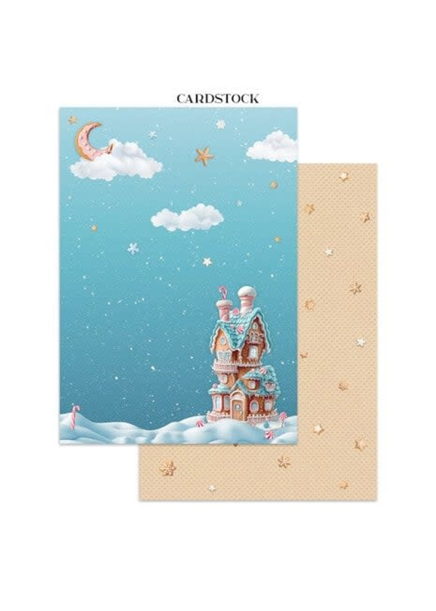 Candy Christmas Junk Journal Backgrounds, Stickers, Cut-Outs (SBJK01)