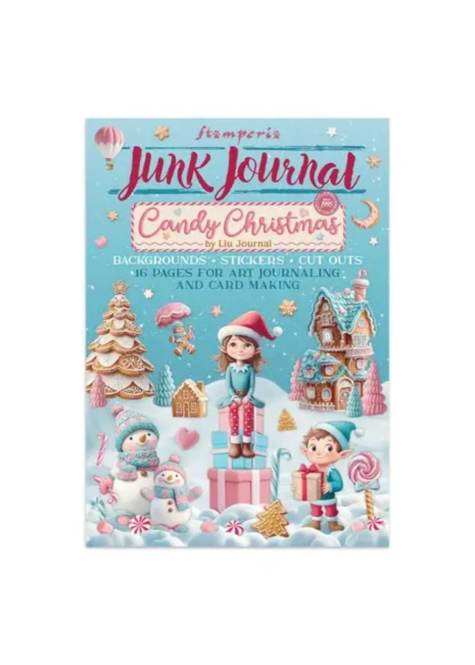 Candy Christmas Kit Junk Journal and Colouring (SBJKIT01)