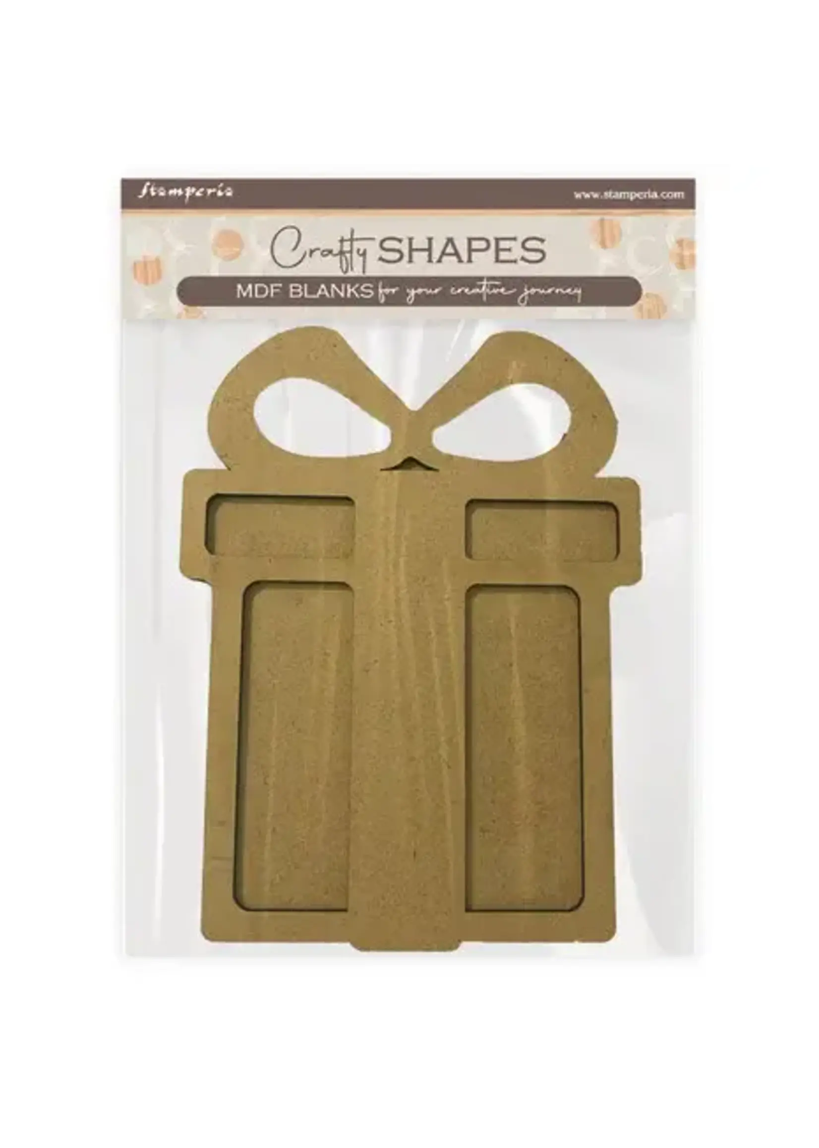 Candy Christmas MDF Crafty Shapes Blanks Gift (2pcs) (KLSM60)