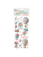 Candy Christmas Rub-on 4x8,5 Inch Air Balloons (DFLRB172)