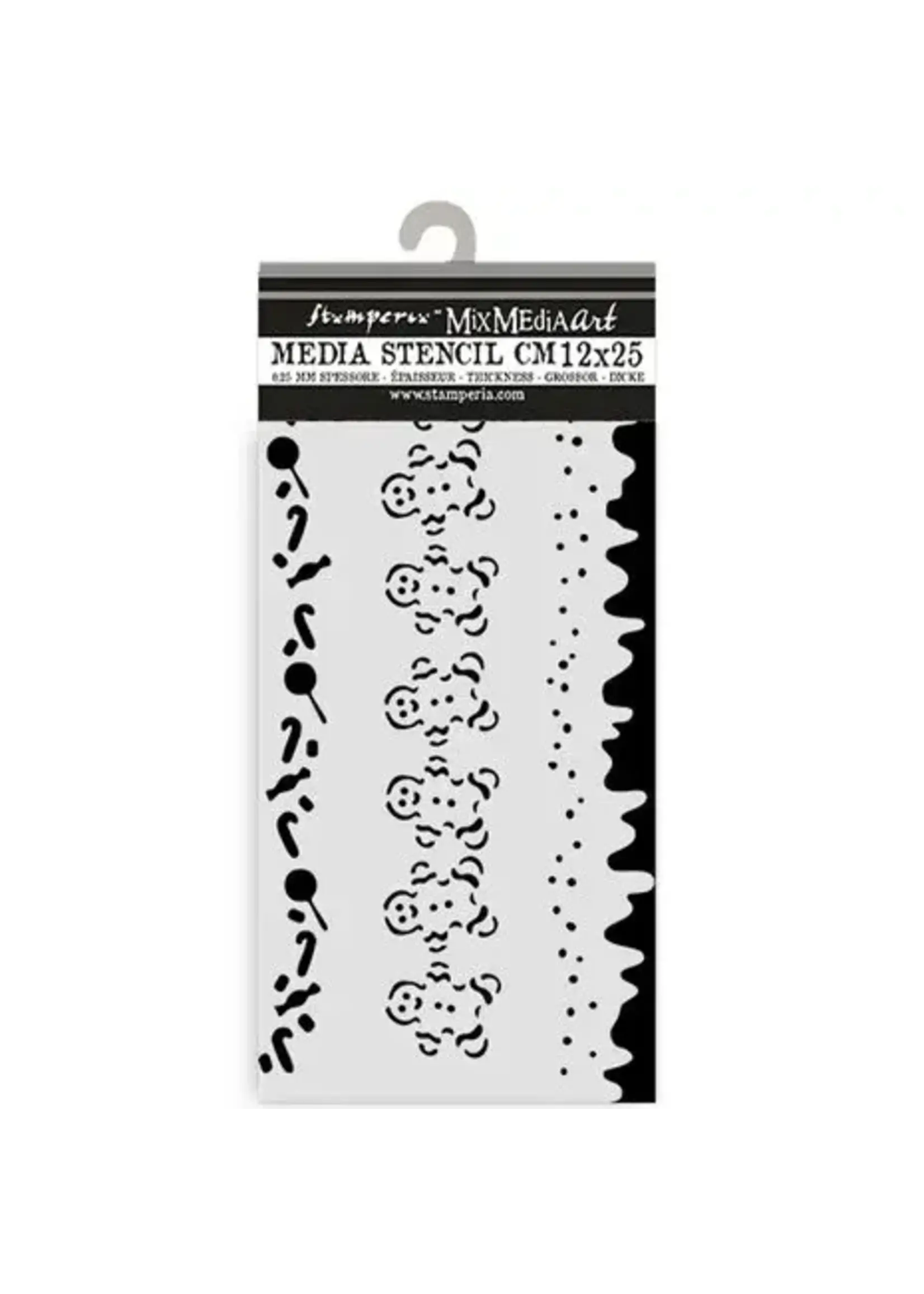 Candy Christmas Stencil Assortment (7pcs) (KSTDX04)