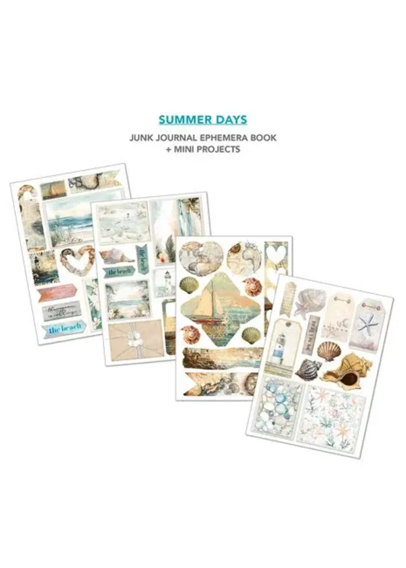 Summer Days A4 Junk Journal Ephemera Book (32pcs) (CBB010)