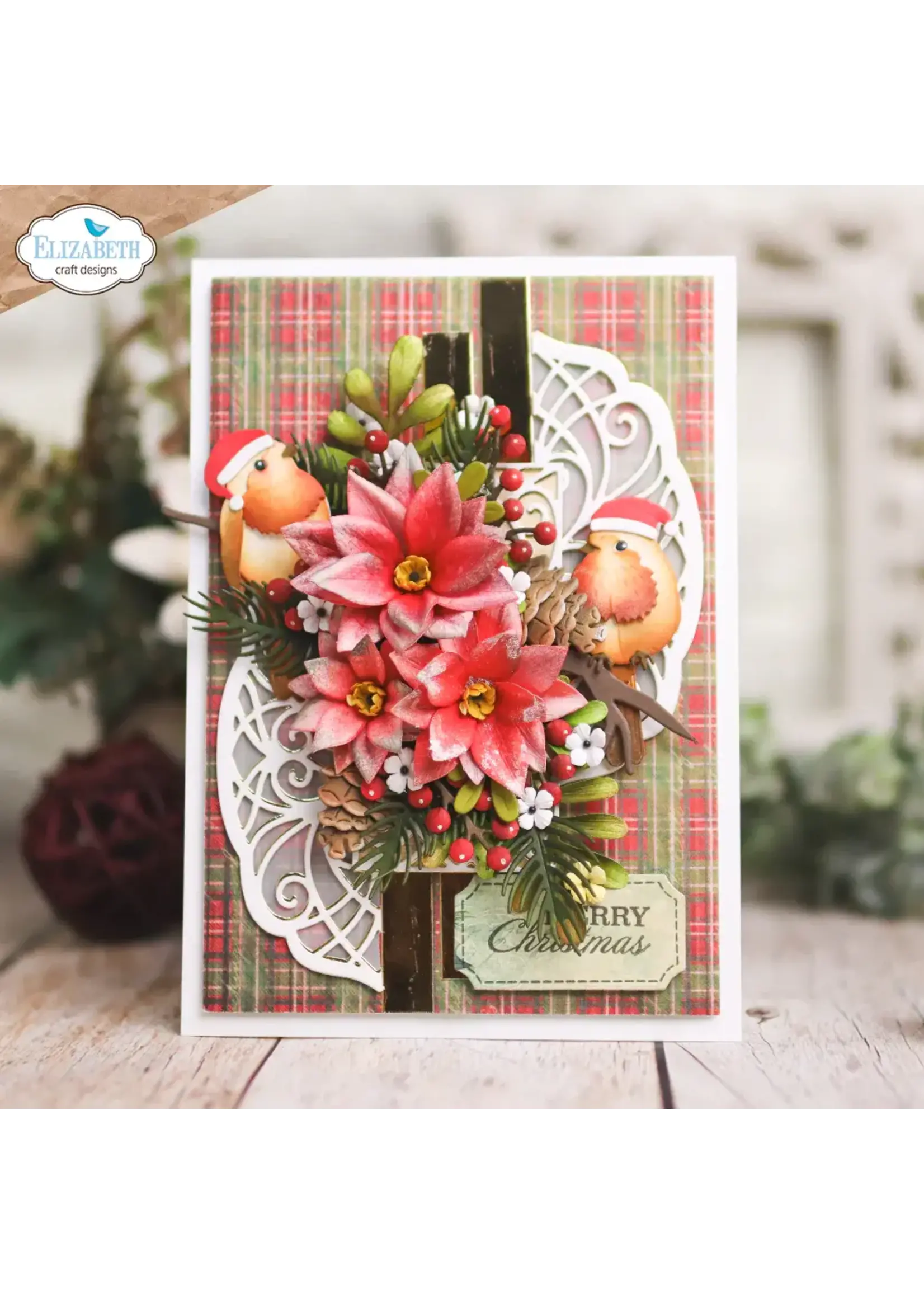 Kerstster Papieren bloemenartikelnummer: 2269