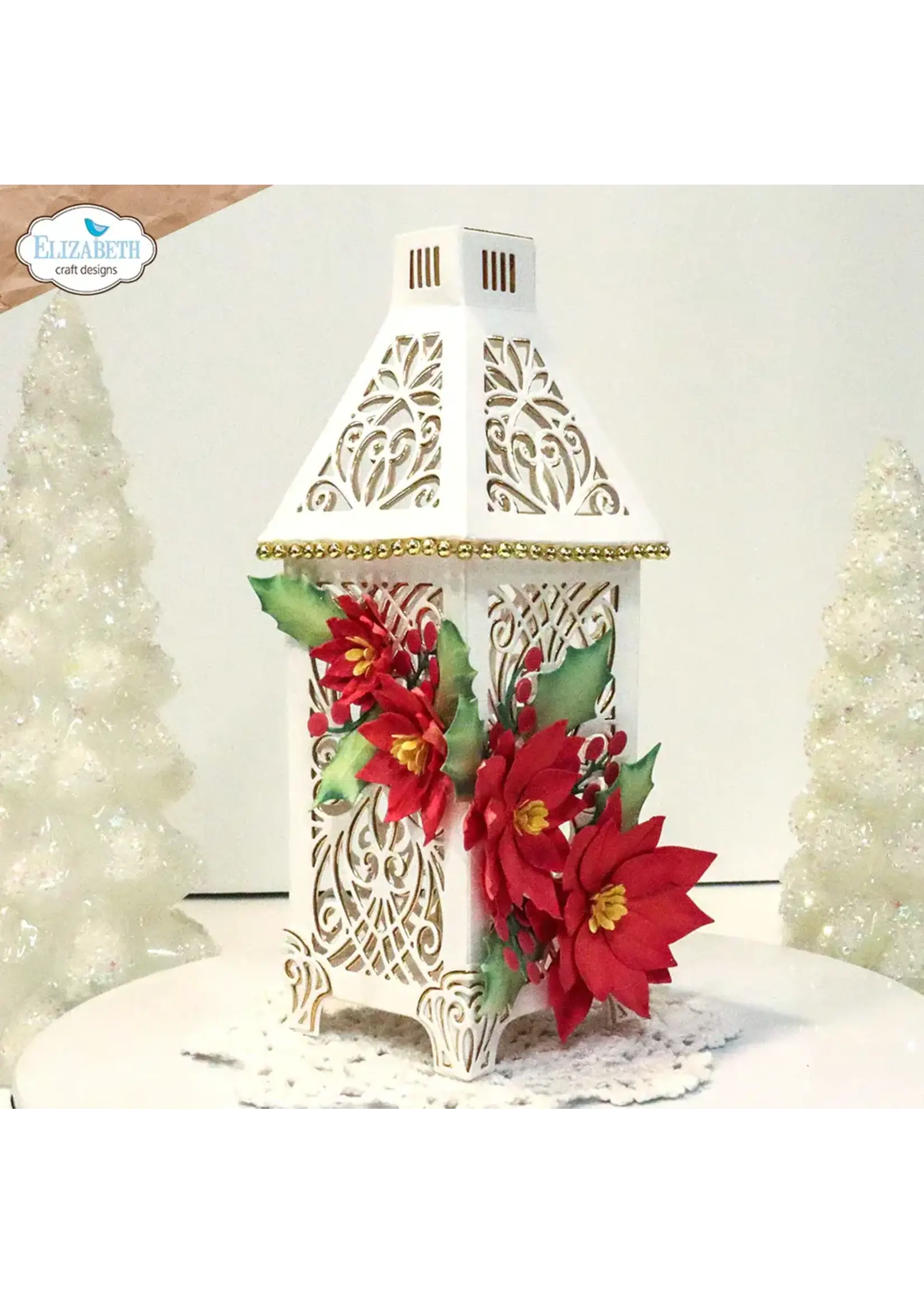 Feestelijke lantaarn Papieren bloemenartikelnummer: 2275