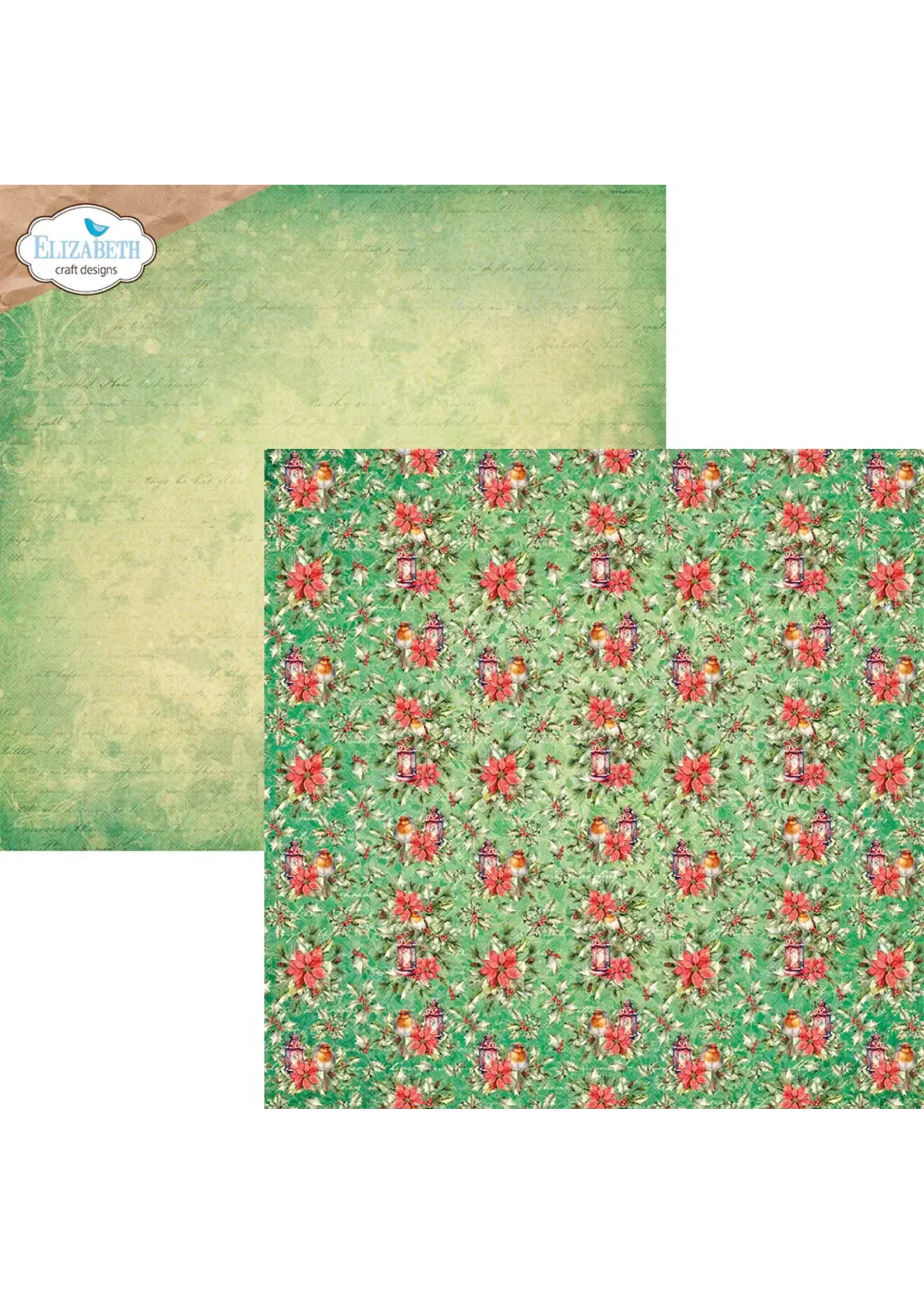Festive Holly Pperset 30,5  x 30,5 cm/12 inch   Artikelnummer: C034