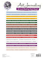 Art Journaling A4 knipvel Nederlandse teksten