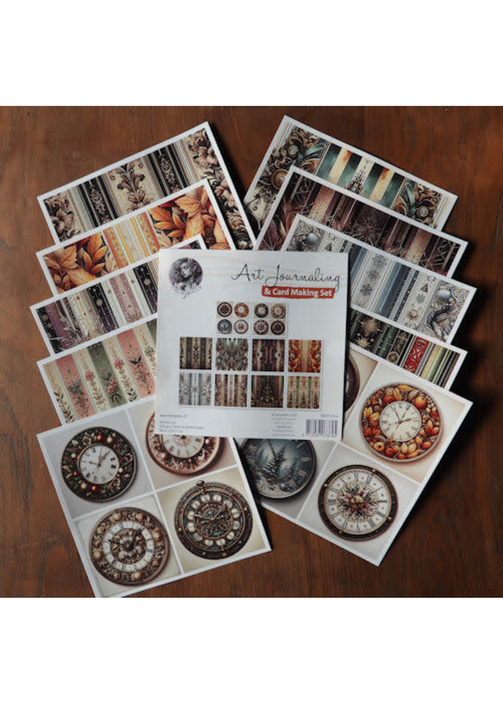 Art Journaling & Card Making Set Klokken