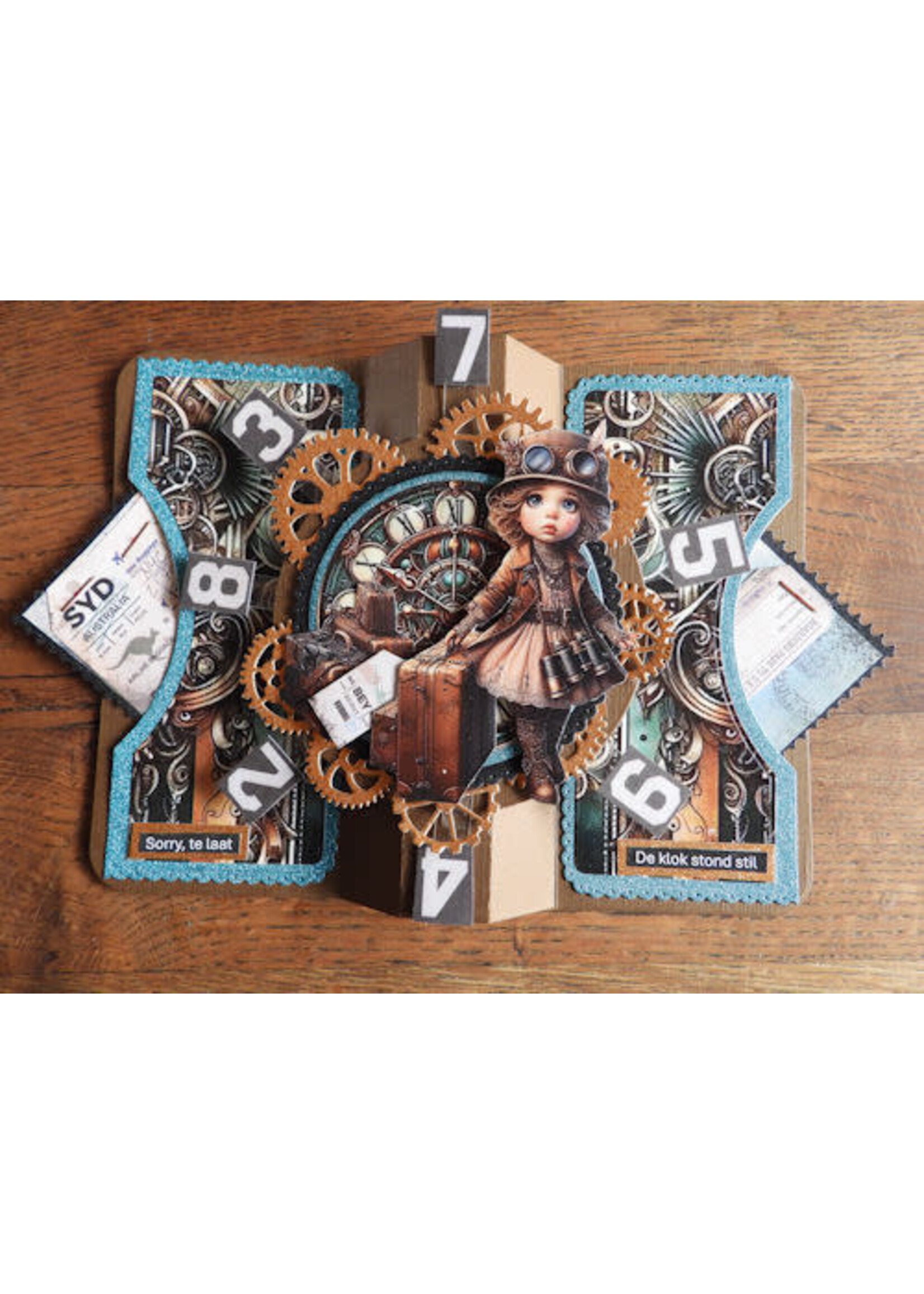 Art Journaling & Card Making Set Klokken