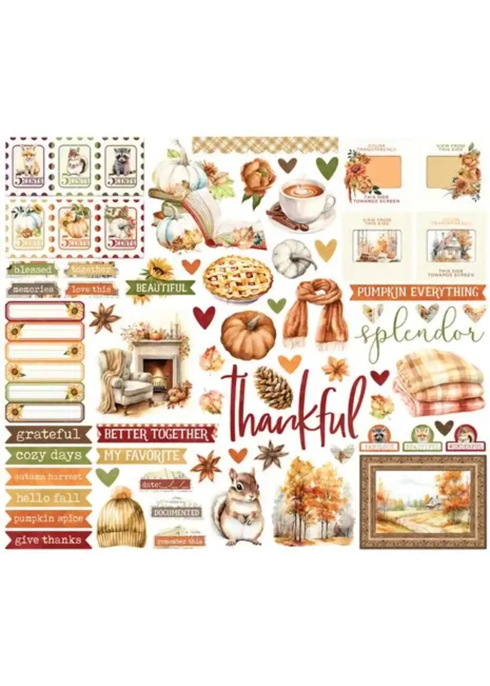 Simple Vintage Autumn Breeze Bits & Pieces (25122)