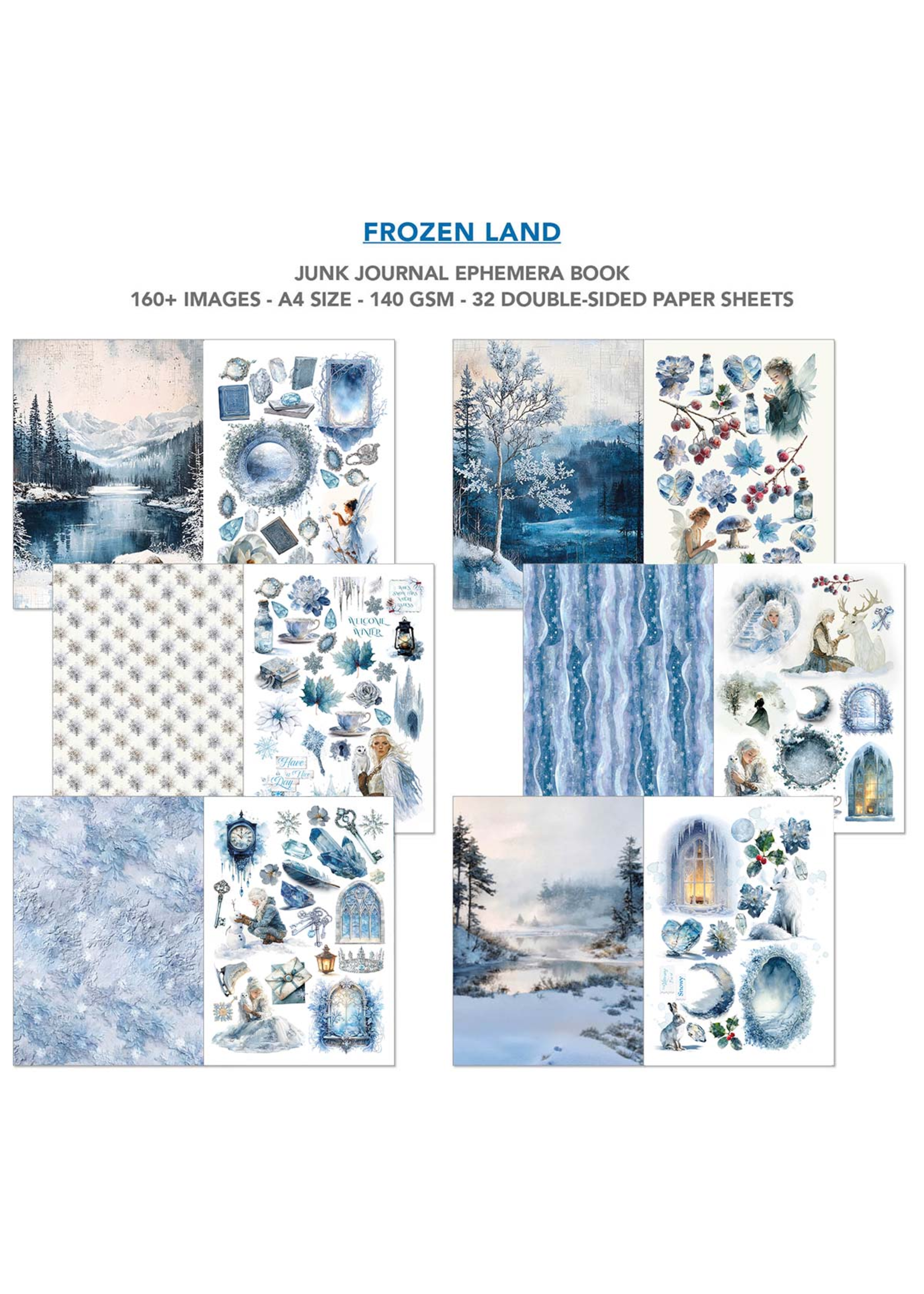 Ephemera Book Frozen Land A4 32/Pkg