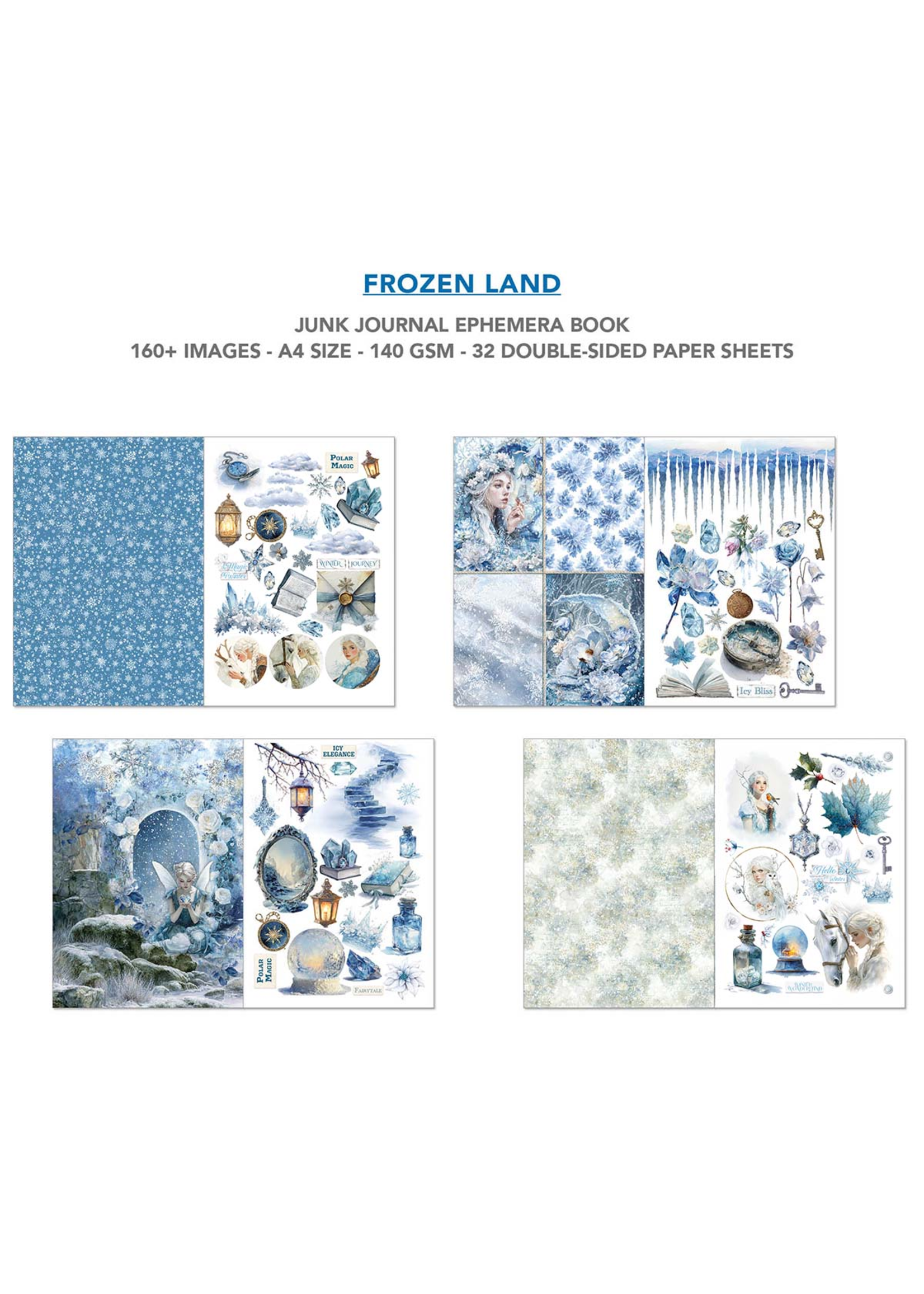 Ephemera Book Frozen Land A4 32/Pkg