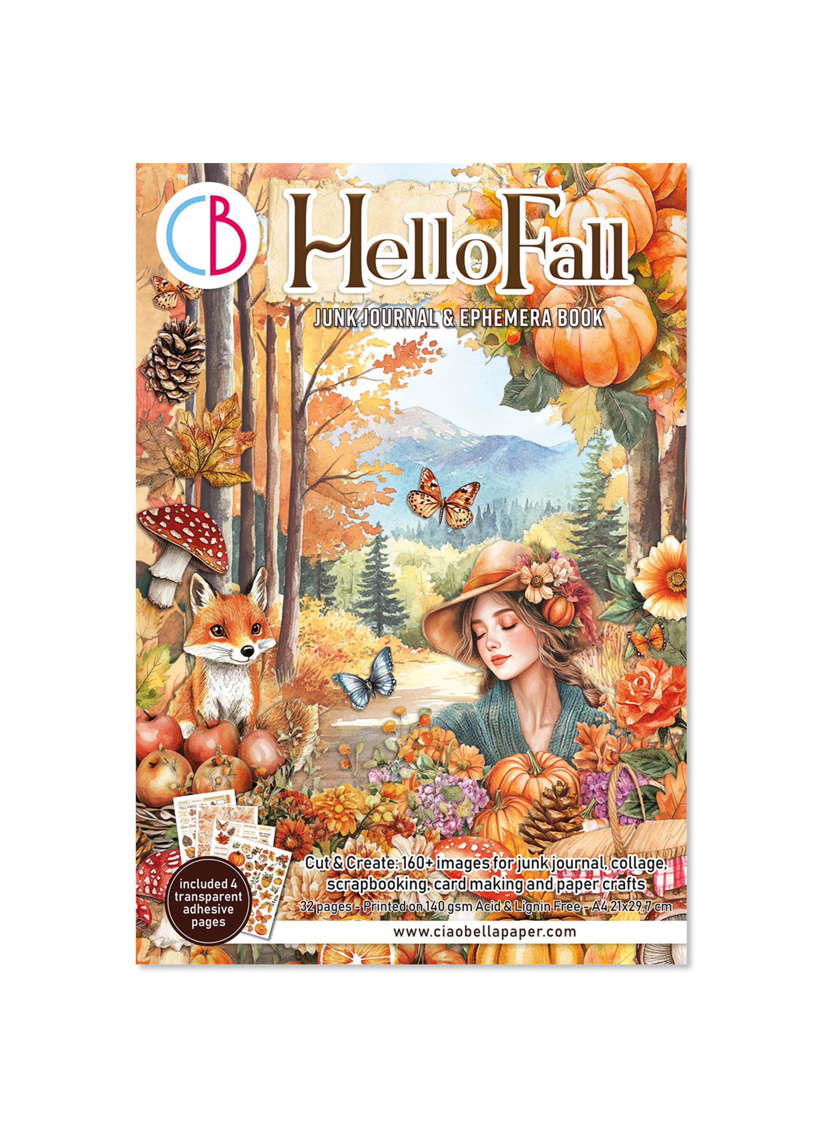 Ephemera Book Hello Fall A4 32/Pkg