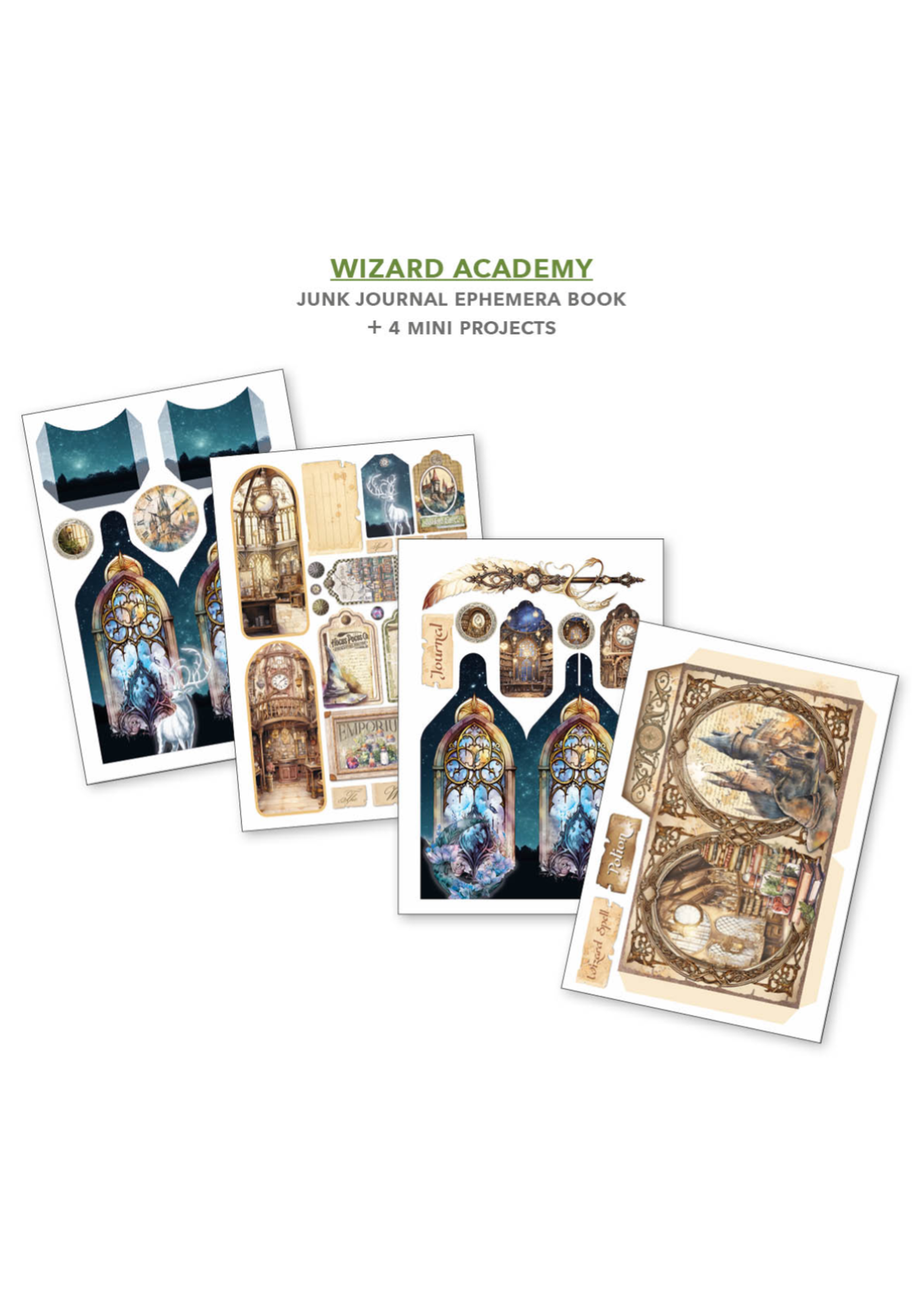 Ephemera Book Wizard Academy A4 32/Pkg