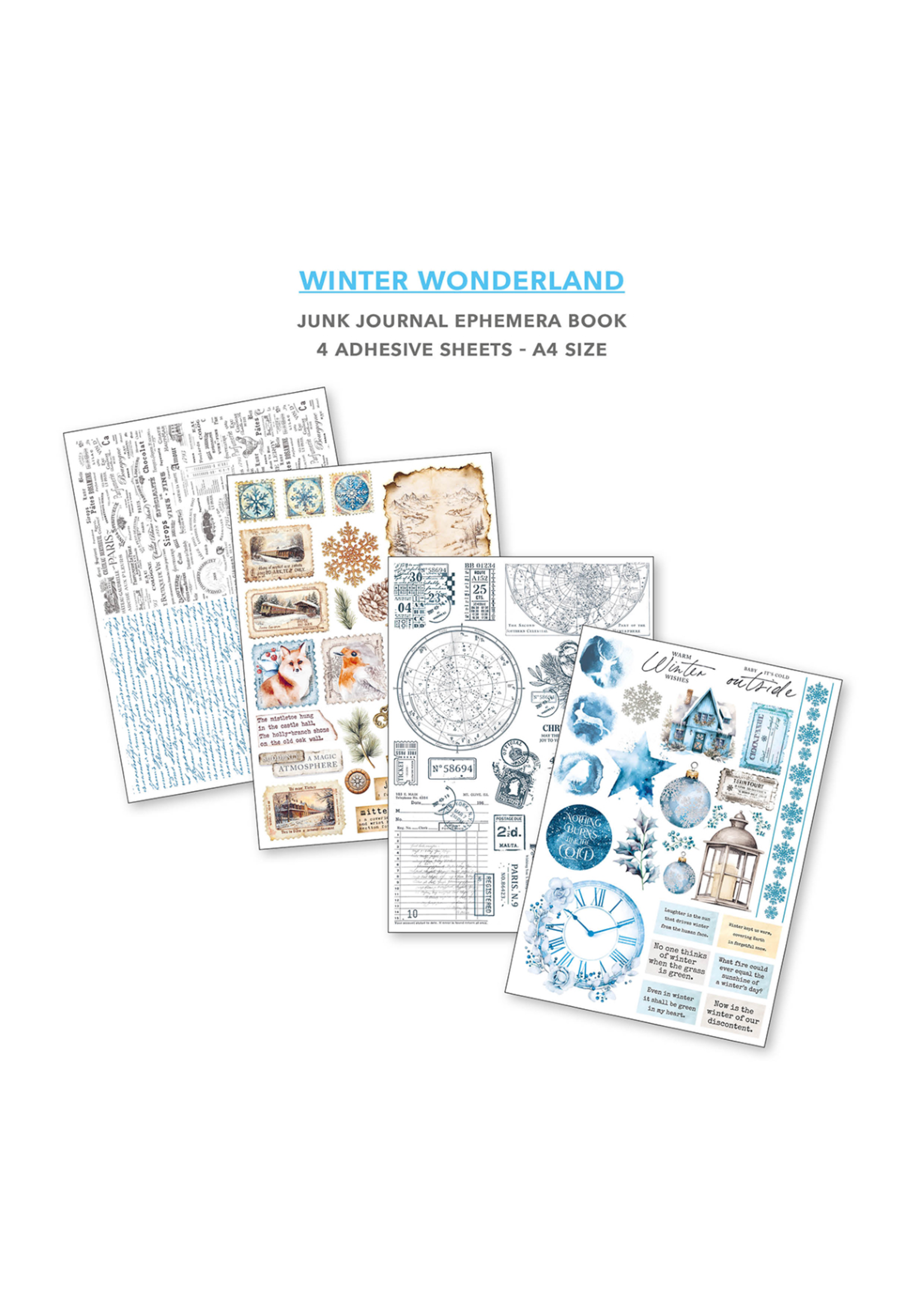 Winter Wonderland A4 32/Pkg