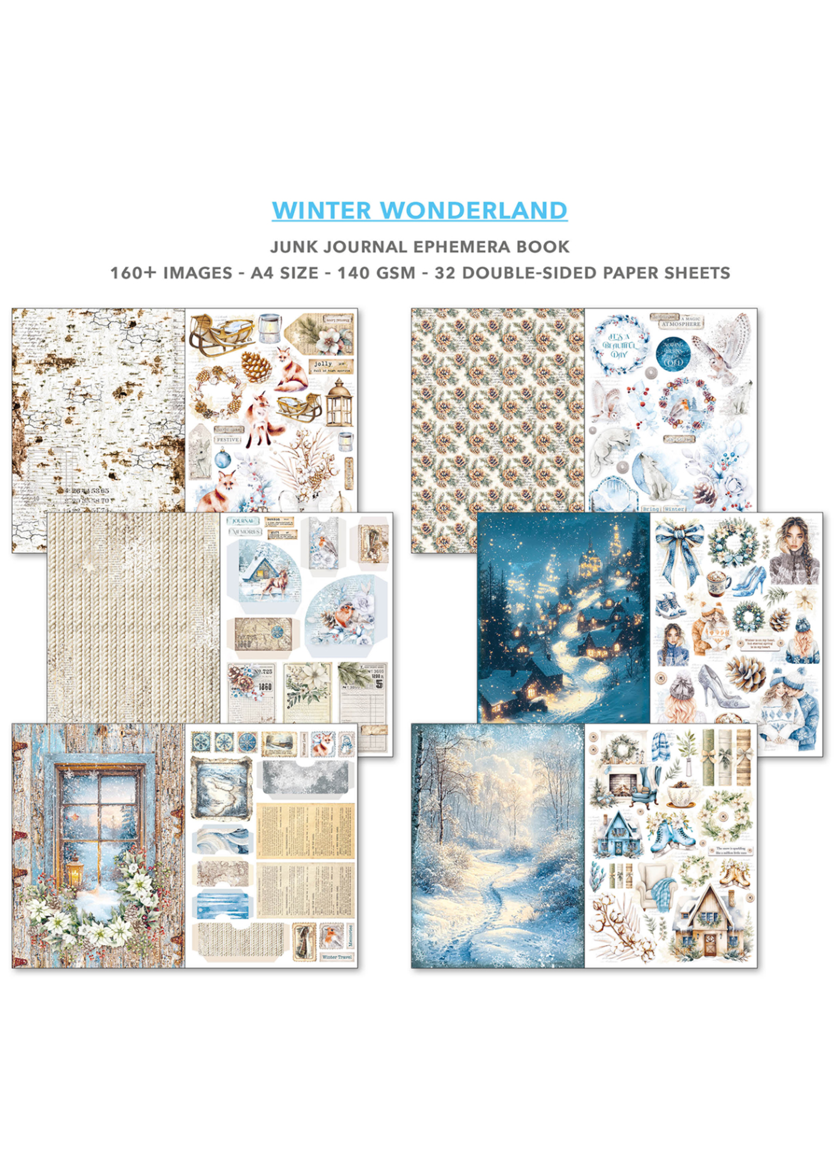 Winter Wonderland A4 32/Pkg