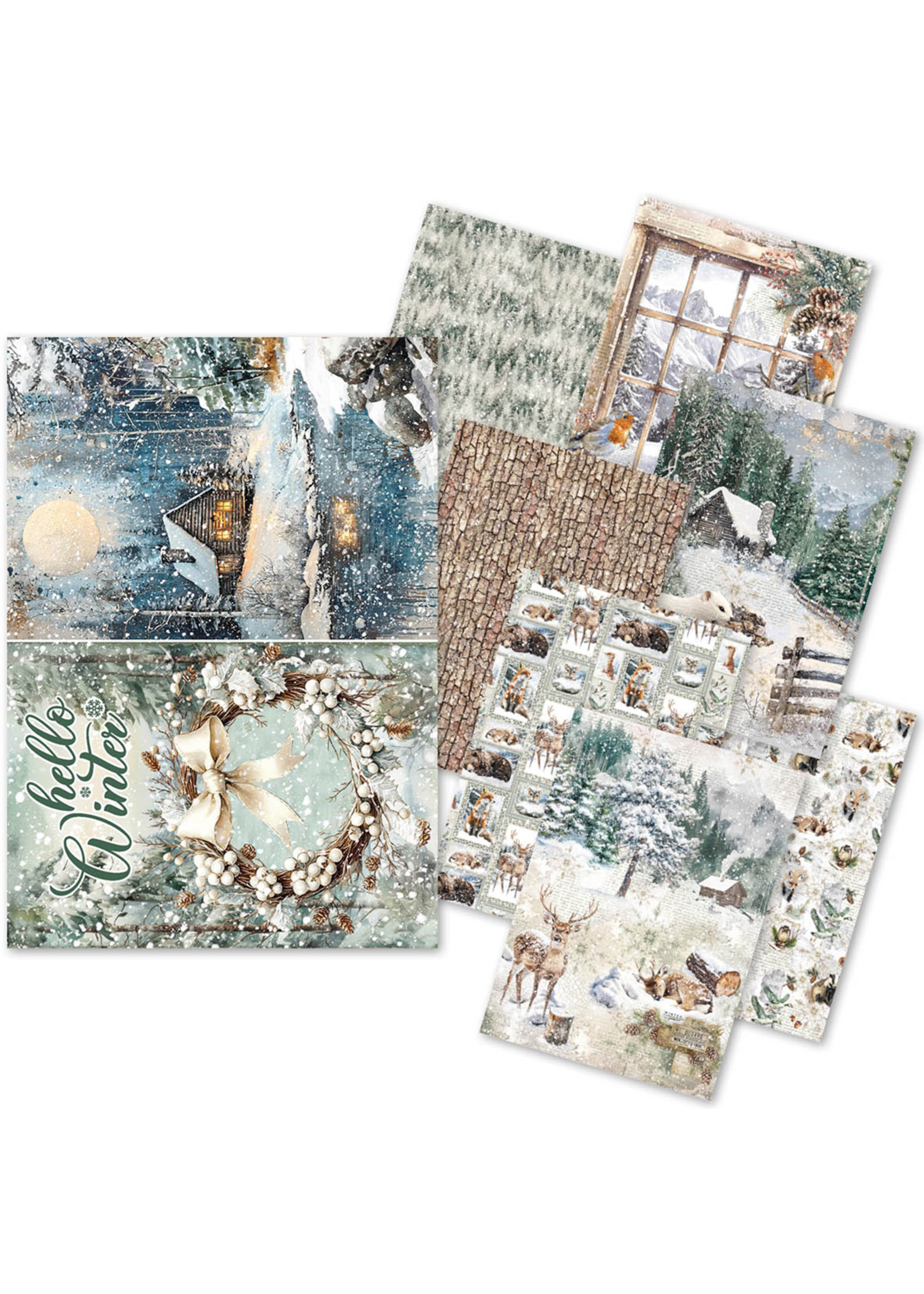 Rice Paper A5 MIXED 8/Pkg Forest Tales