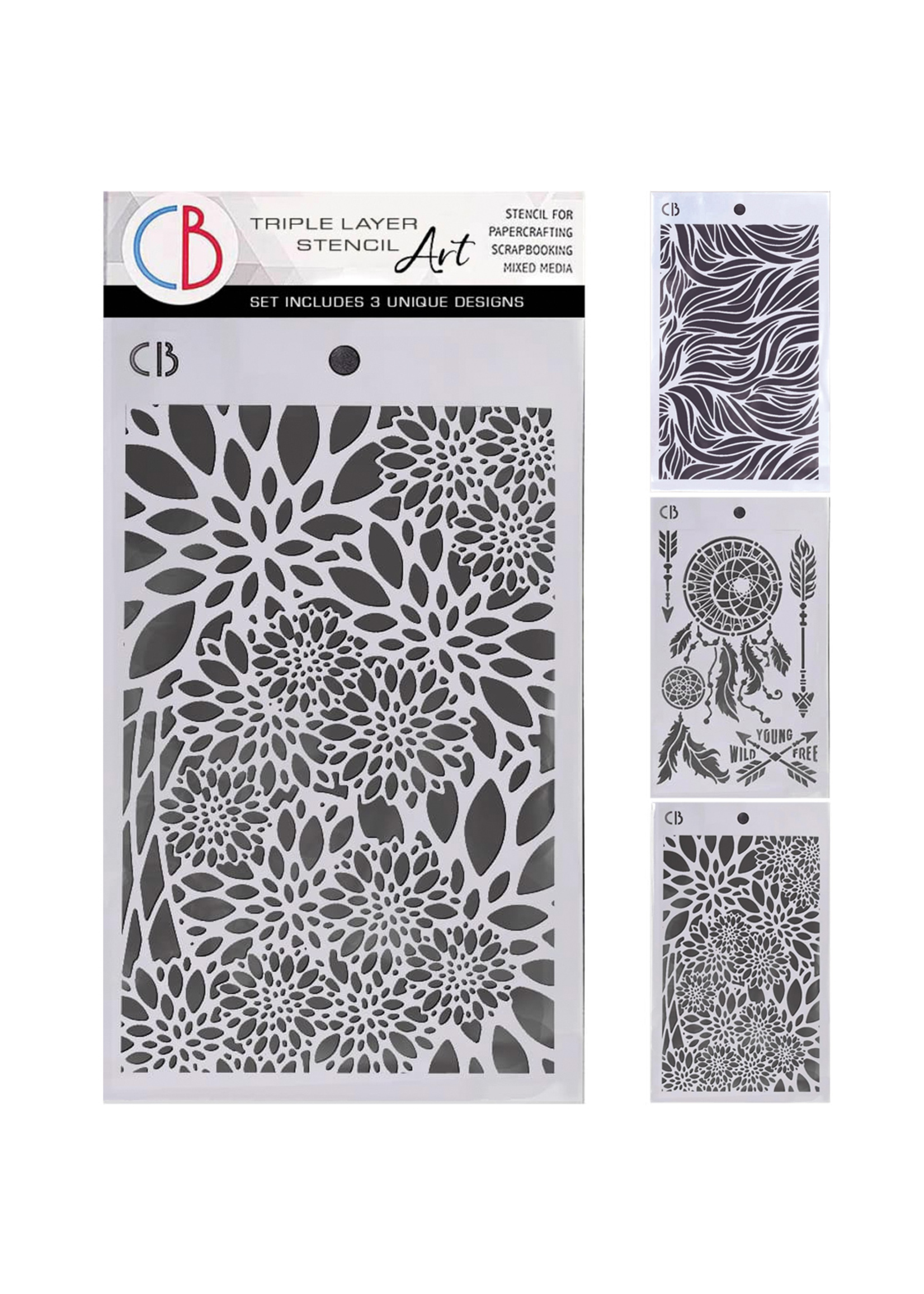 Forest Tales Stencil Mix 5"X8"– Triple Layer Set (3 Unique Designs)