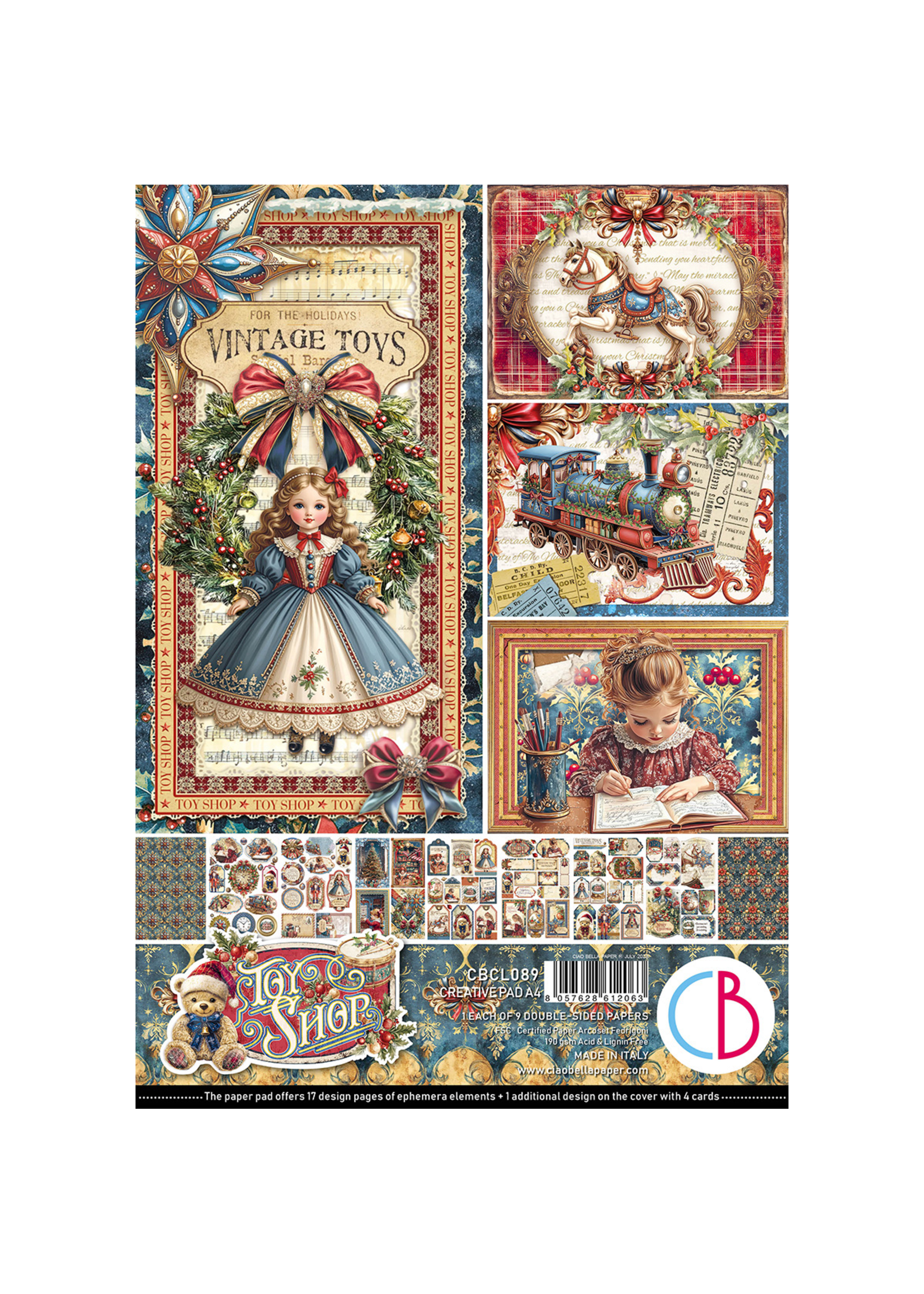 Toy Shop Creative Pad A4 9/Pkg