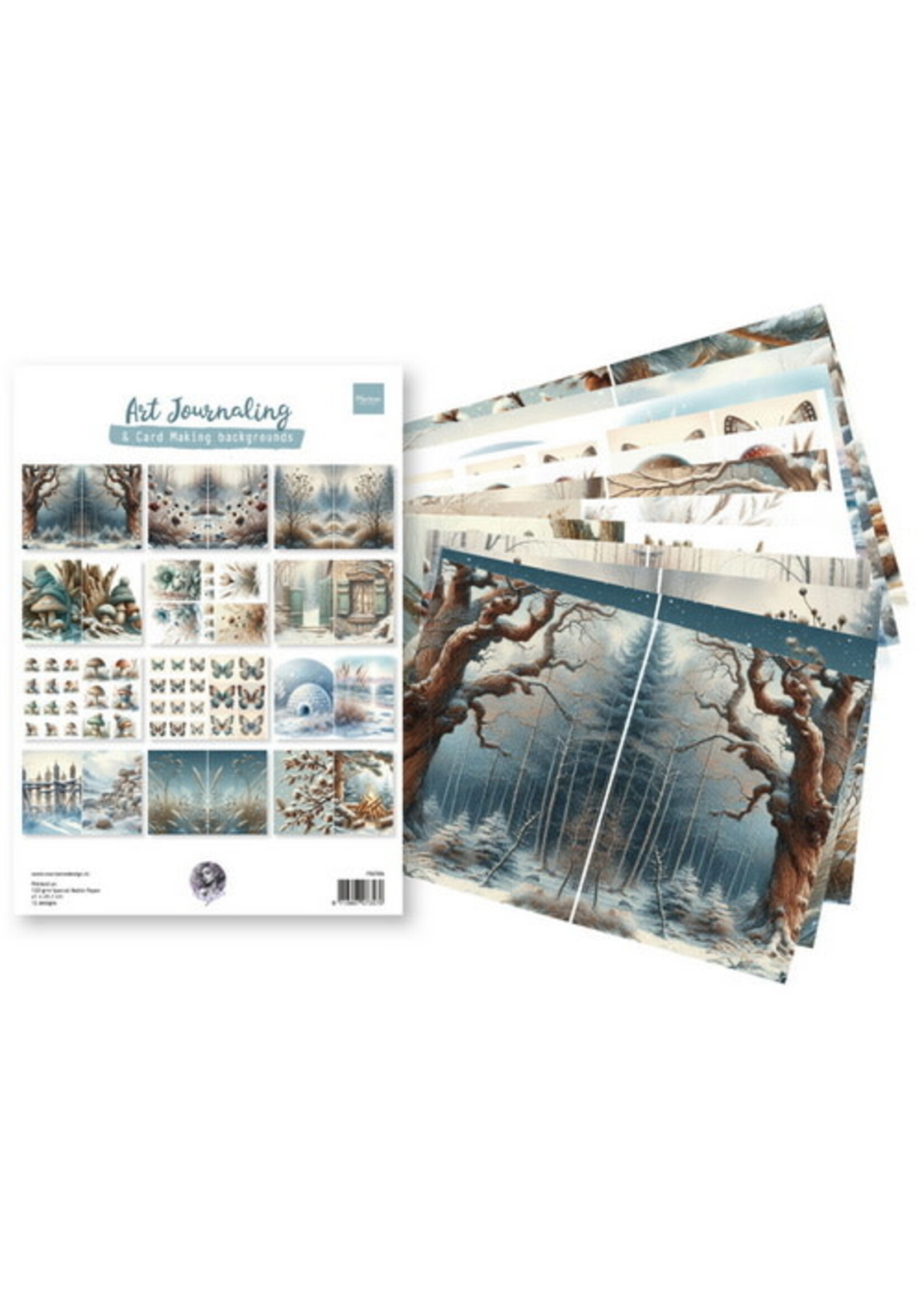 2 Art Journaling Winterset - by Fairybells