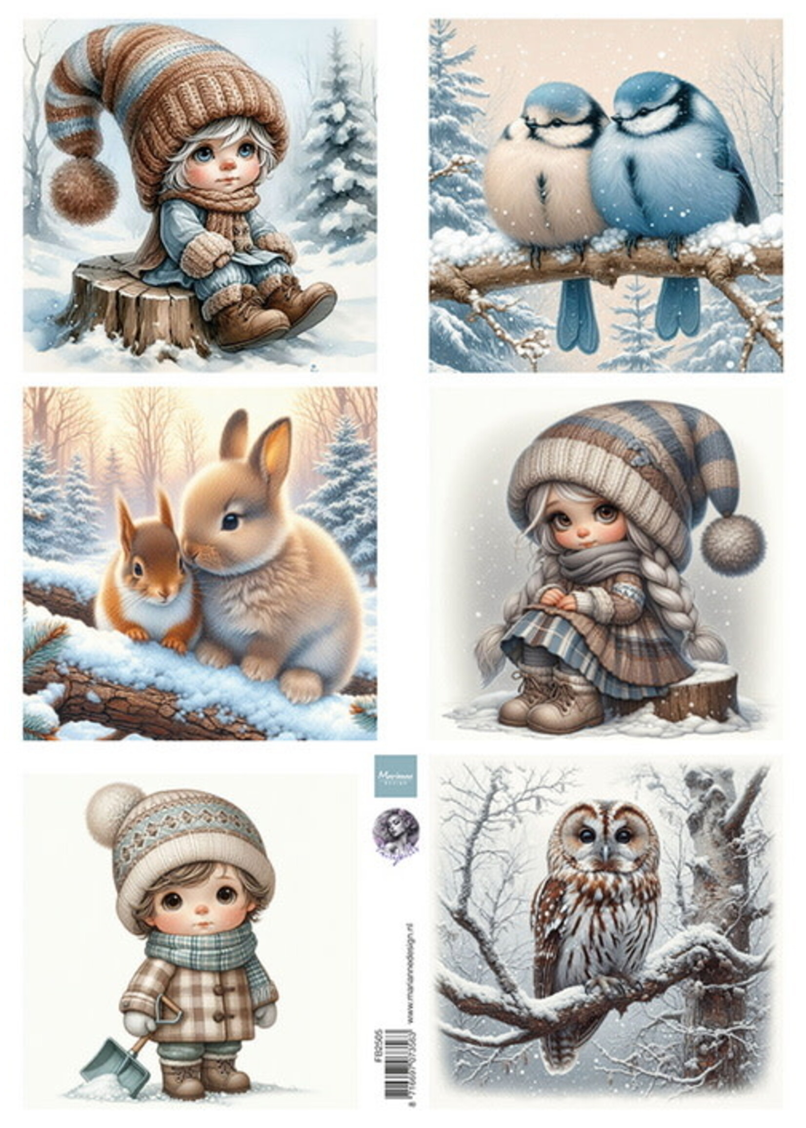 knipvel Dreamy Winter - by Fairybells