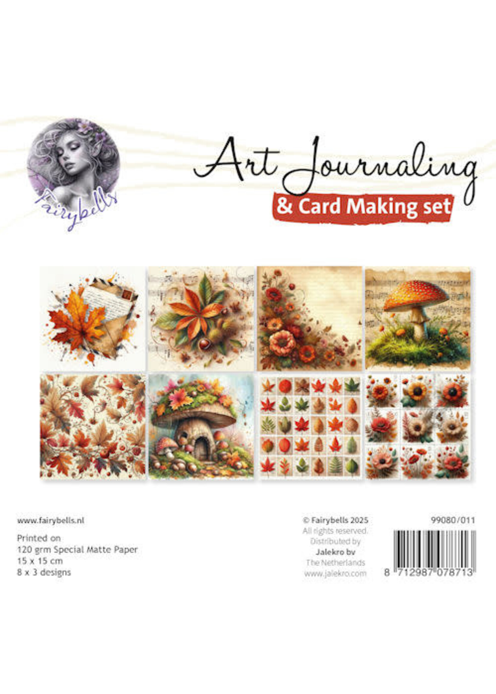 Art Journaling & Card Making Backgrounds Set Herfst # uitlevering start 22 augustus #
