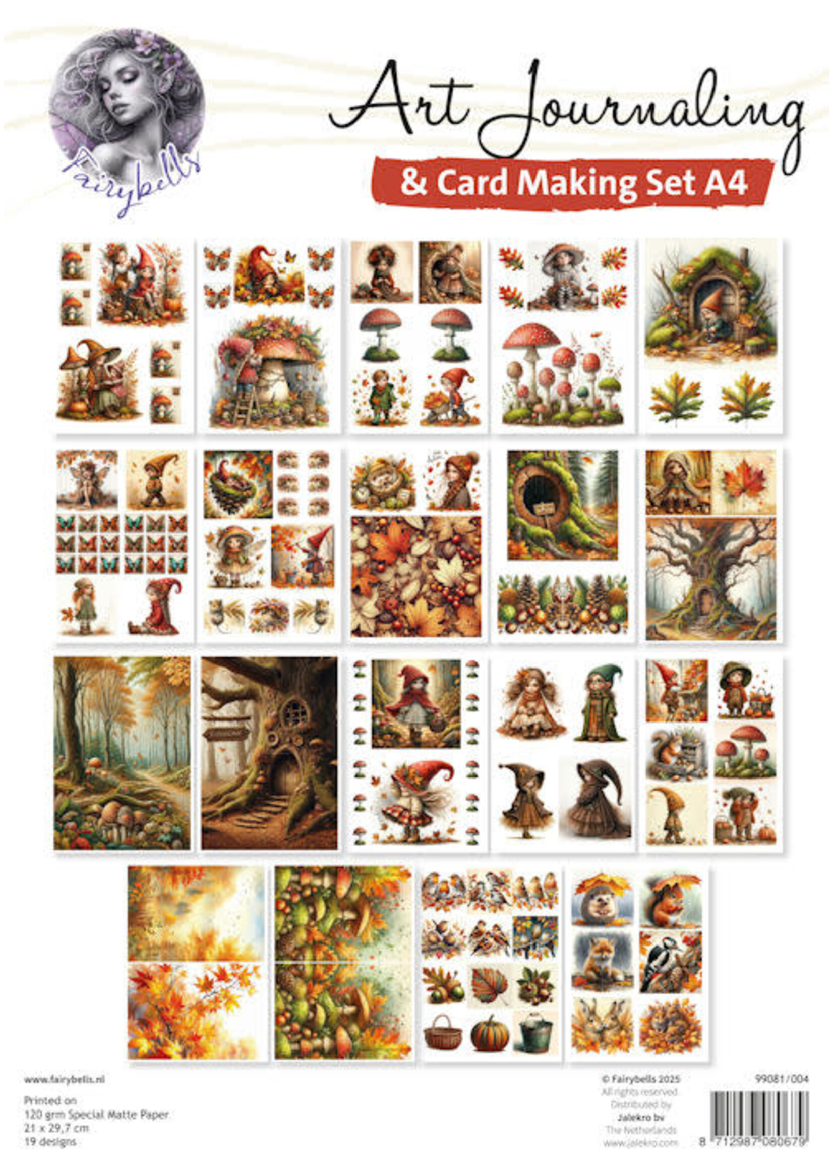 Art Journaling Set A4 - Herfst # uitlevering start 22 augustus