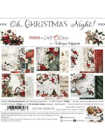 OH CHRISTMAS NIGHT - a set of papers 15,25x15,25cm