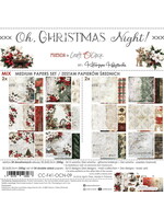 OH CHRISTMAS NIGHT - a set of papers 20,3x20,3cm - MIX