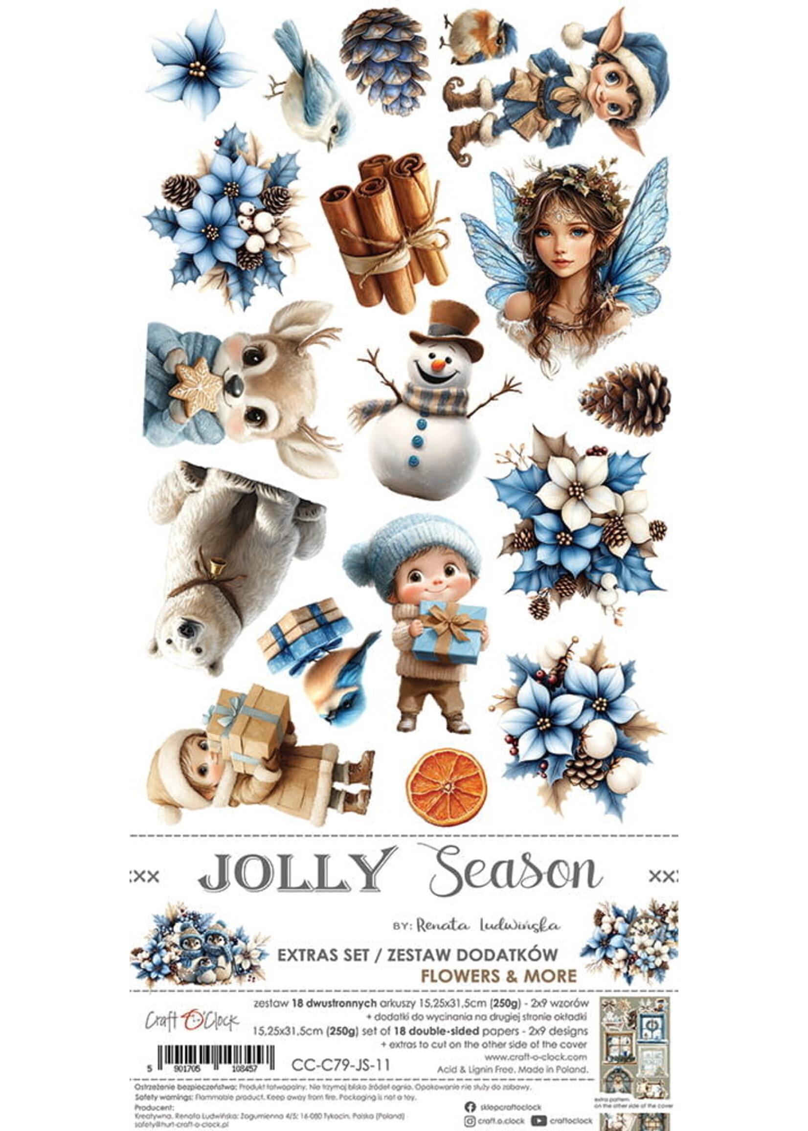 JOLLY SEASON - EXTRAS set - FLOWERS
