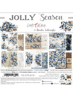 JOLLY SEASON - a set of papers 15,25x15,25cm
