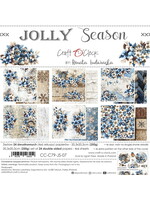 JOLLY SEASON - a set of papers 20,3x20,3cm