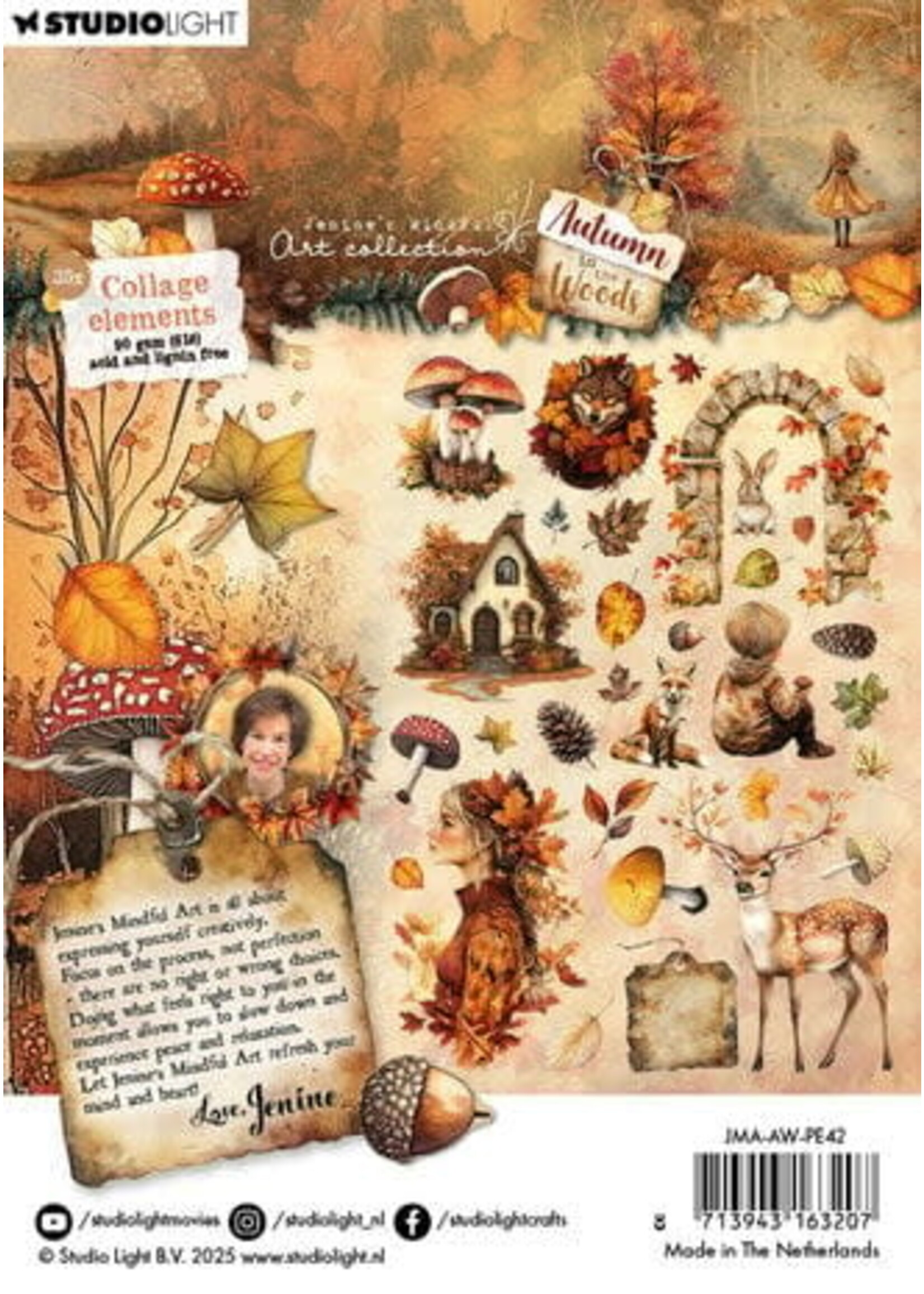 Autumn In The Woods Collage Elements (35pcs) (JMA-AW-PE42)