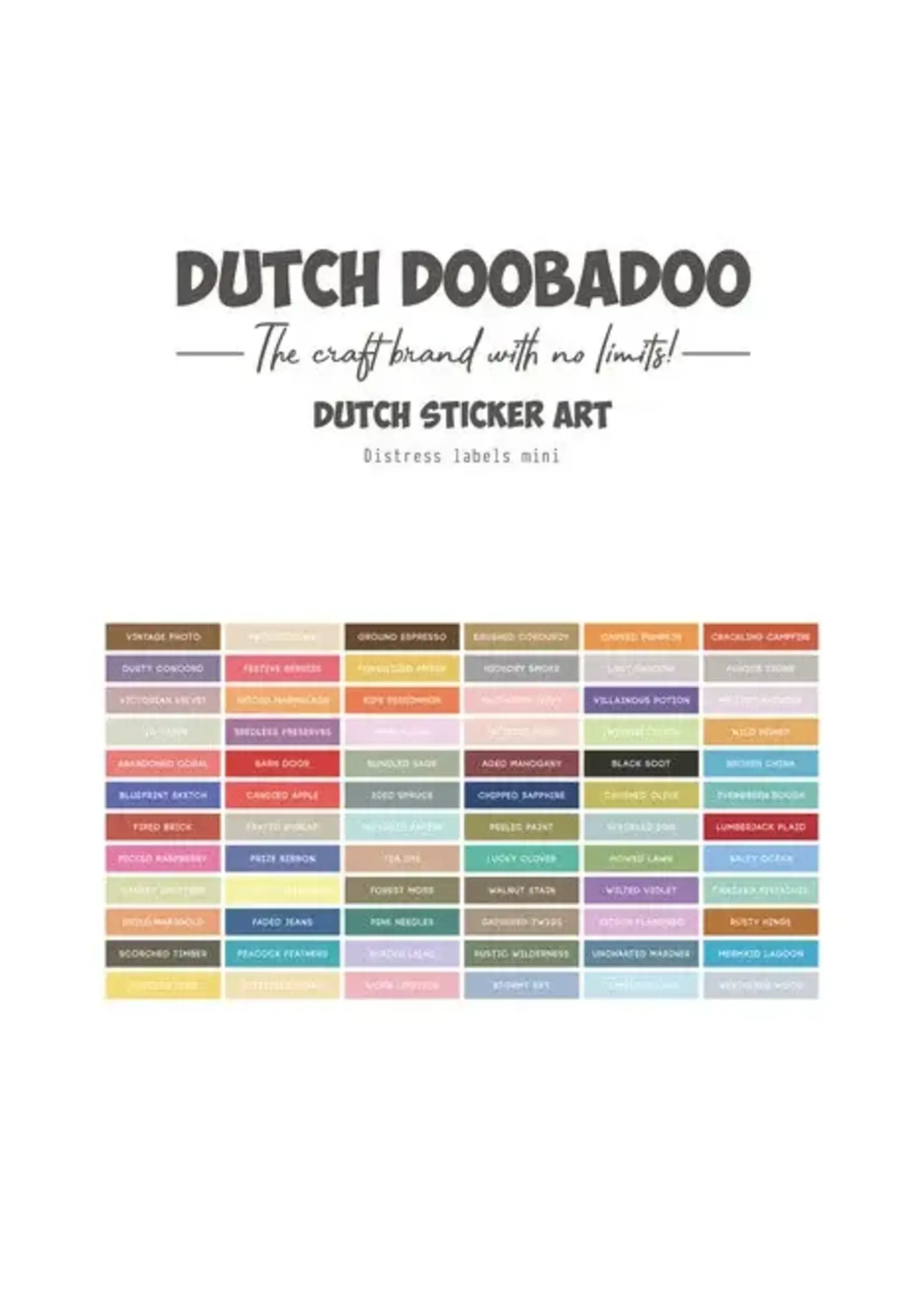 Dutch Sticker A5 Mini Distress Labels (491.200.039)