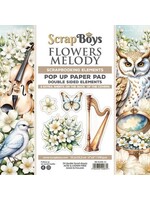 Flowers Melody 6x6 Inch Pop Up Paper Pad (SB-FLME-11)