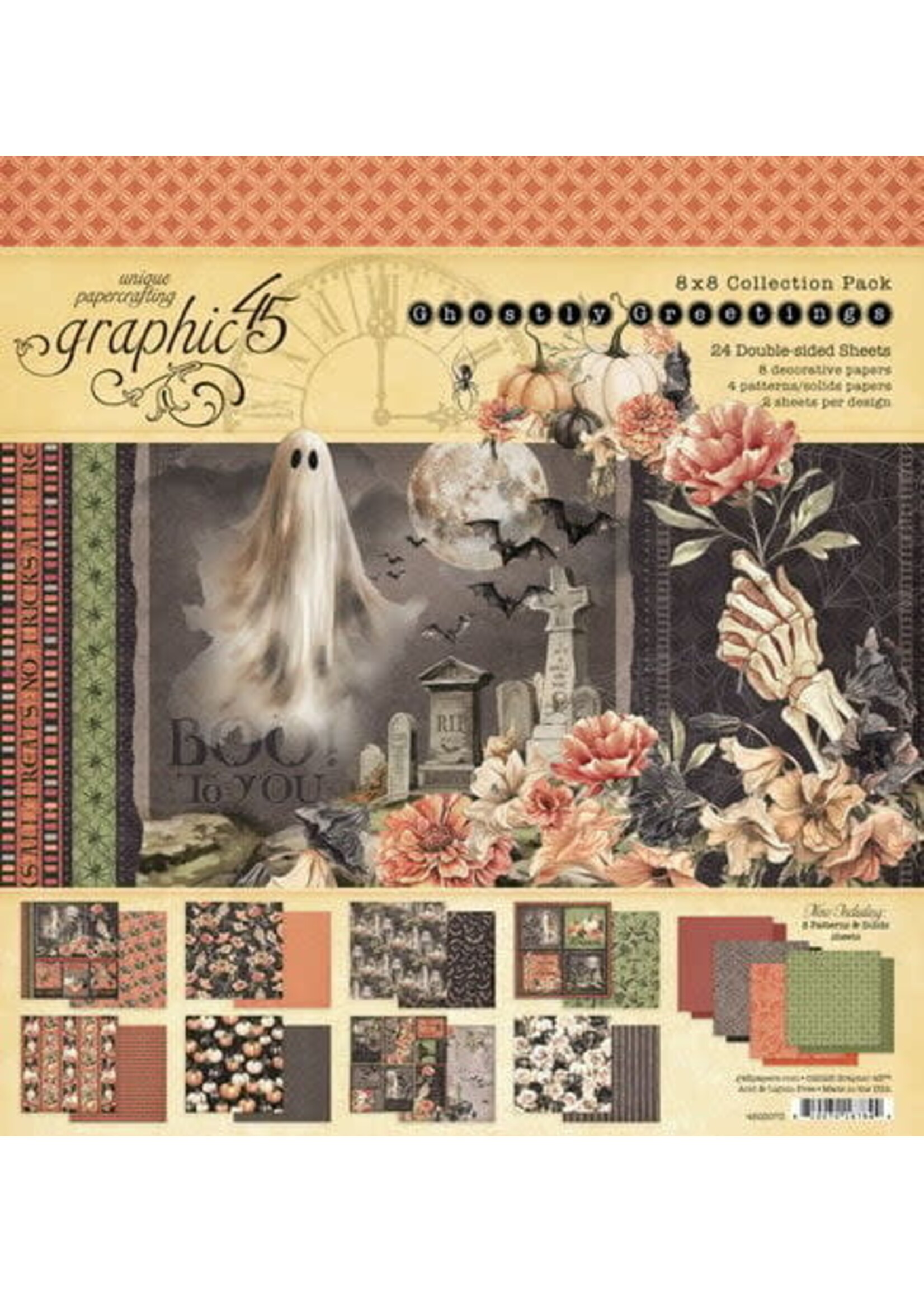 Ghostly Greetings 8x8 Inch Collection Pack (4503073)