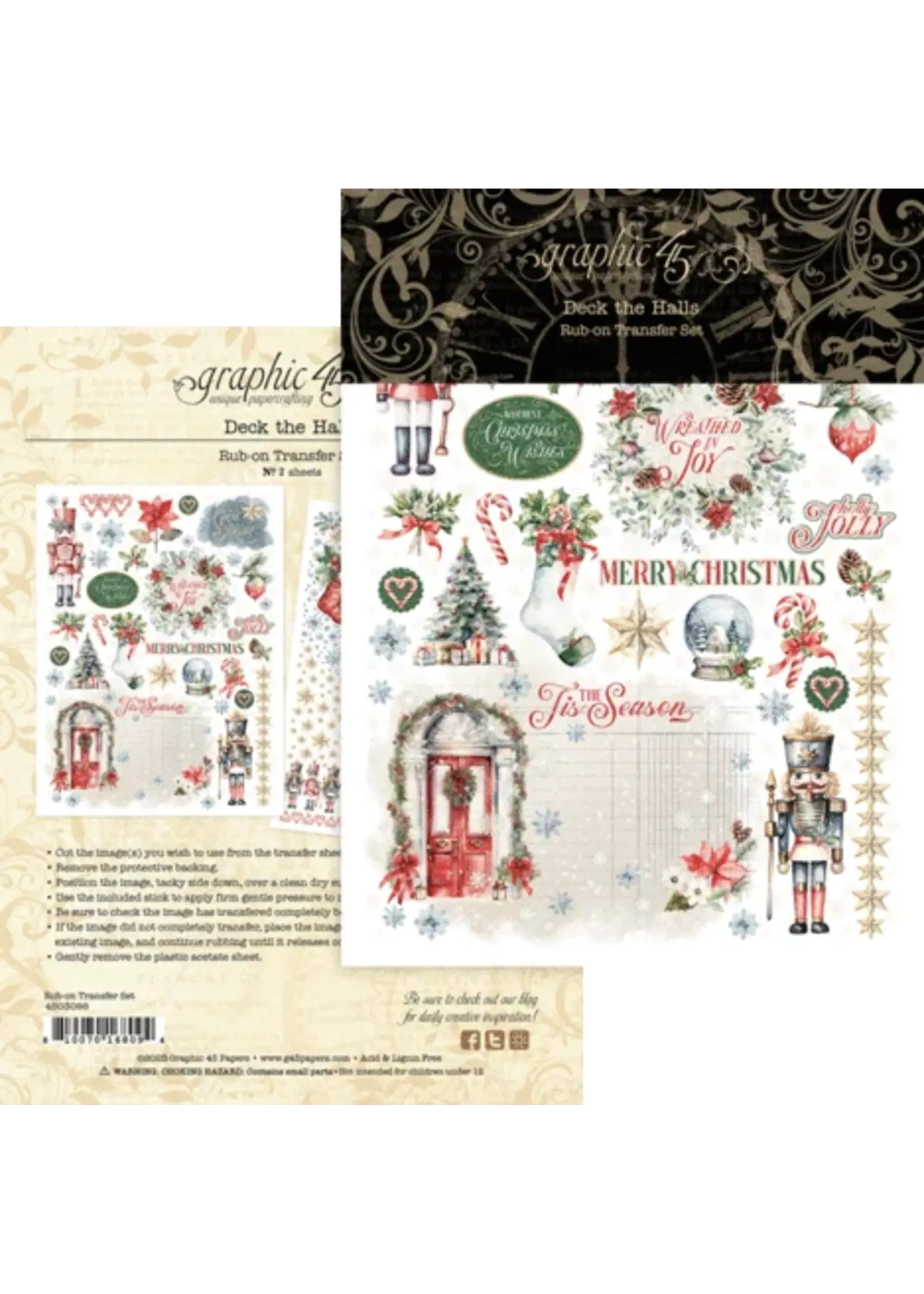 Deck the Halls Rub-On Transfers (4503098)