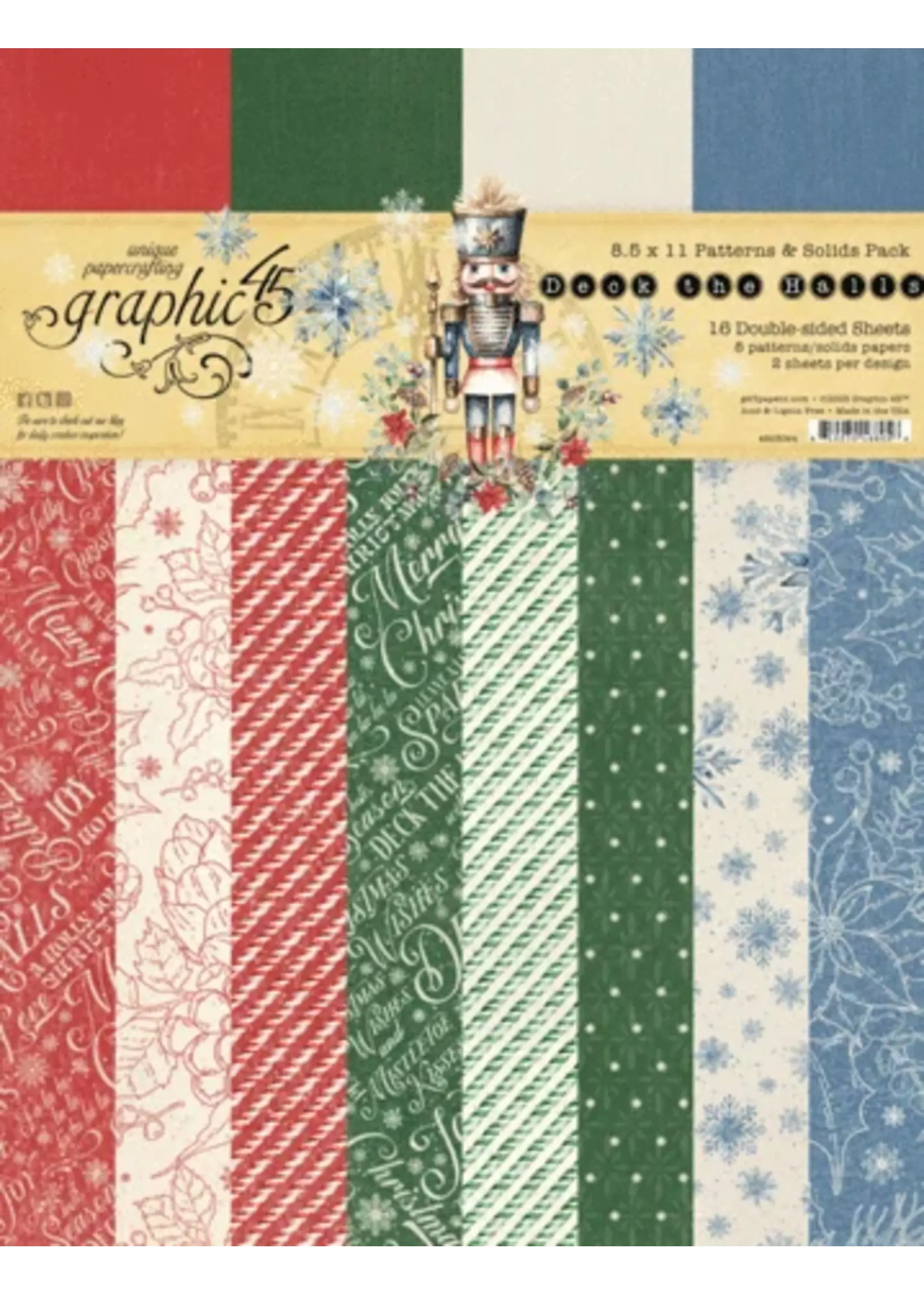 Deck the Halls 8.5x11 Inch Patterns & Solids Pack (4503094)