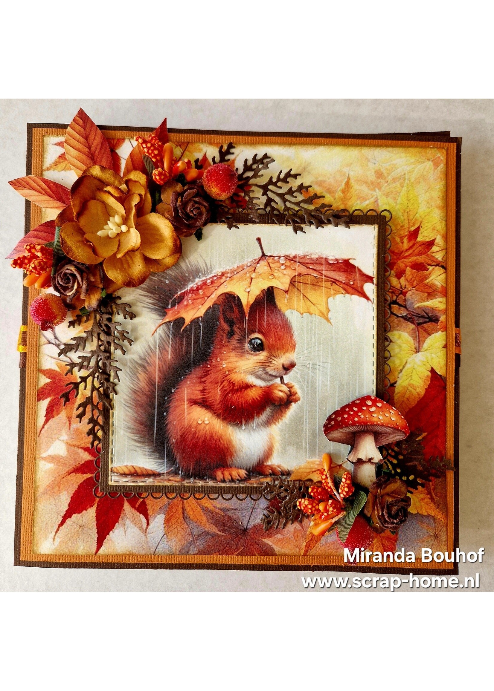 Harmonica Herfst Fairy Kaart Miranda