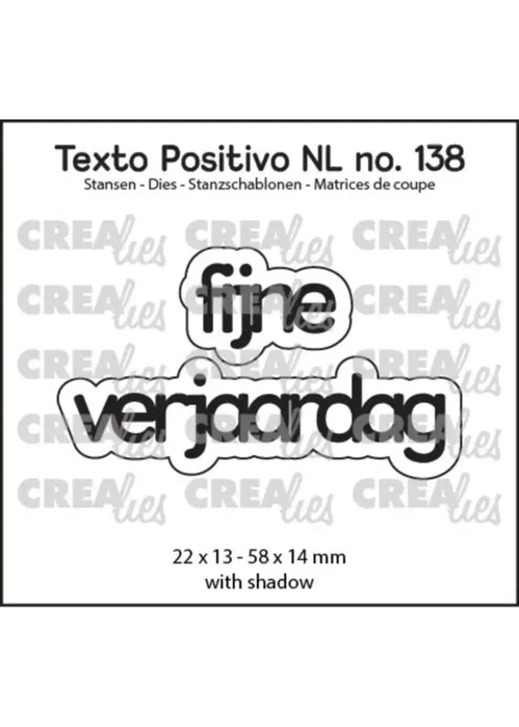 Texto Positivo Stansen Dutch Fijne Verjaardag (POSNL138)