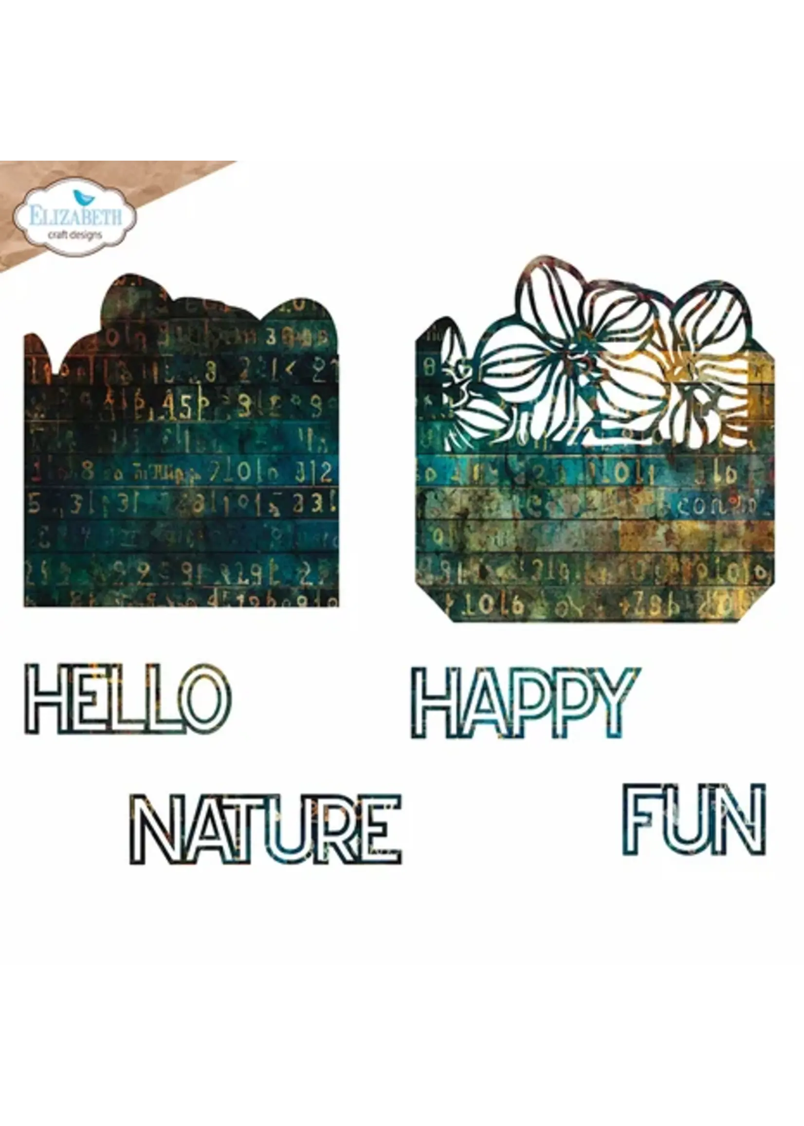 Botanical Blend Dies Pocket with Flowers (2278)