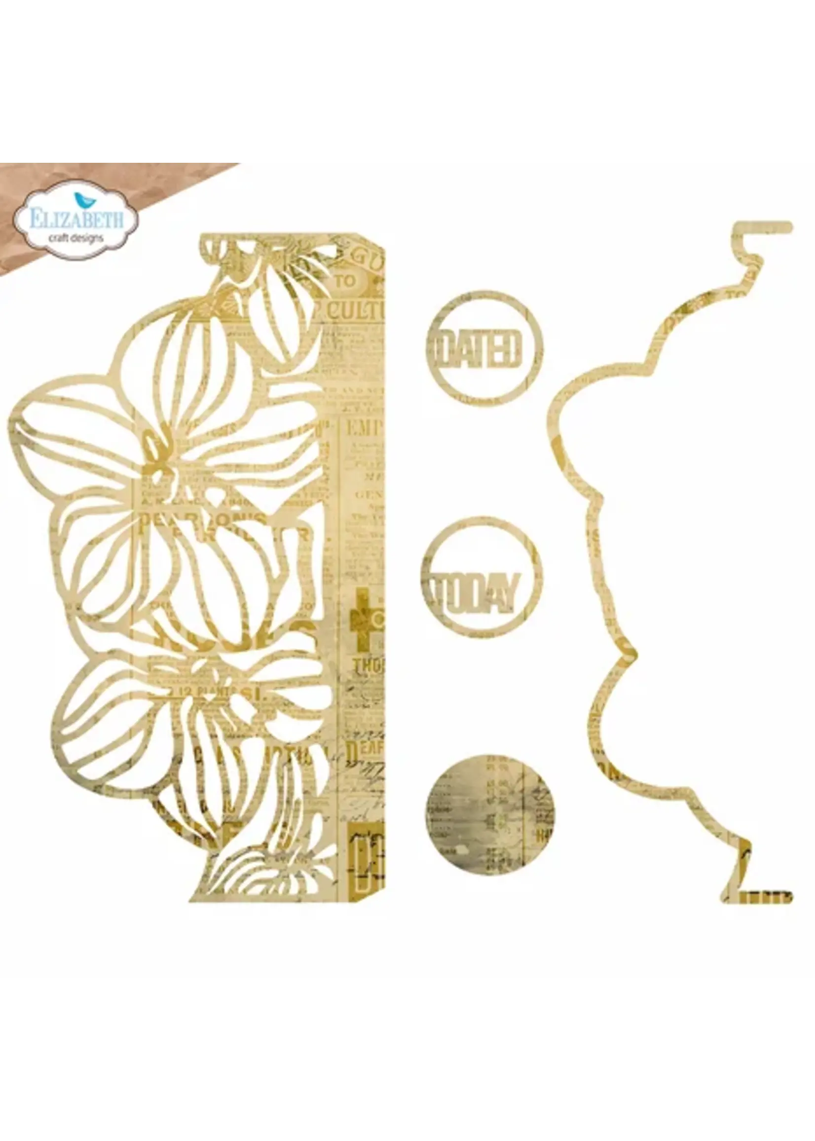 Botanical Blend Dies Borderpage with Flowers (2277)