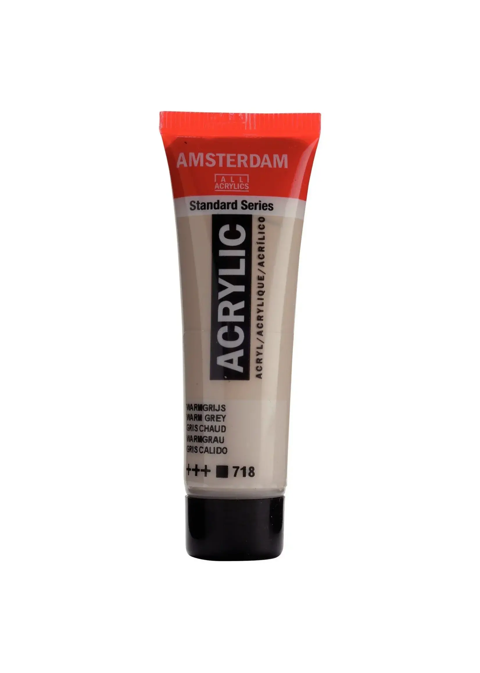 Amsterdam • Standard Series Acrylic Paint Tube Warmgrijs 718 20ml Amsterdam all acrylics 17047180