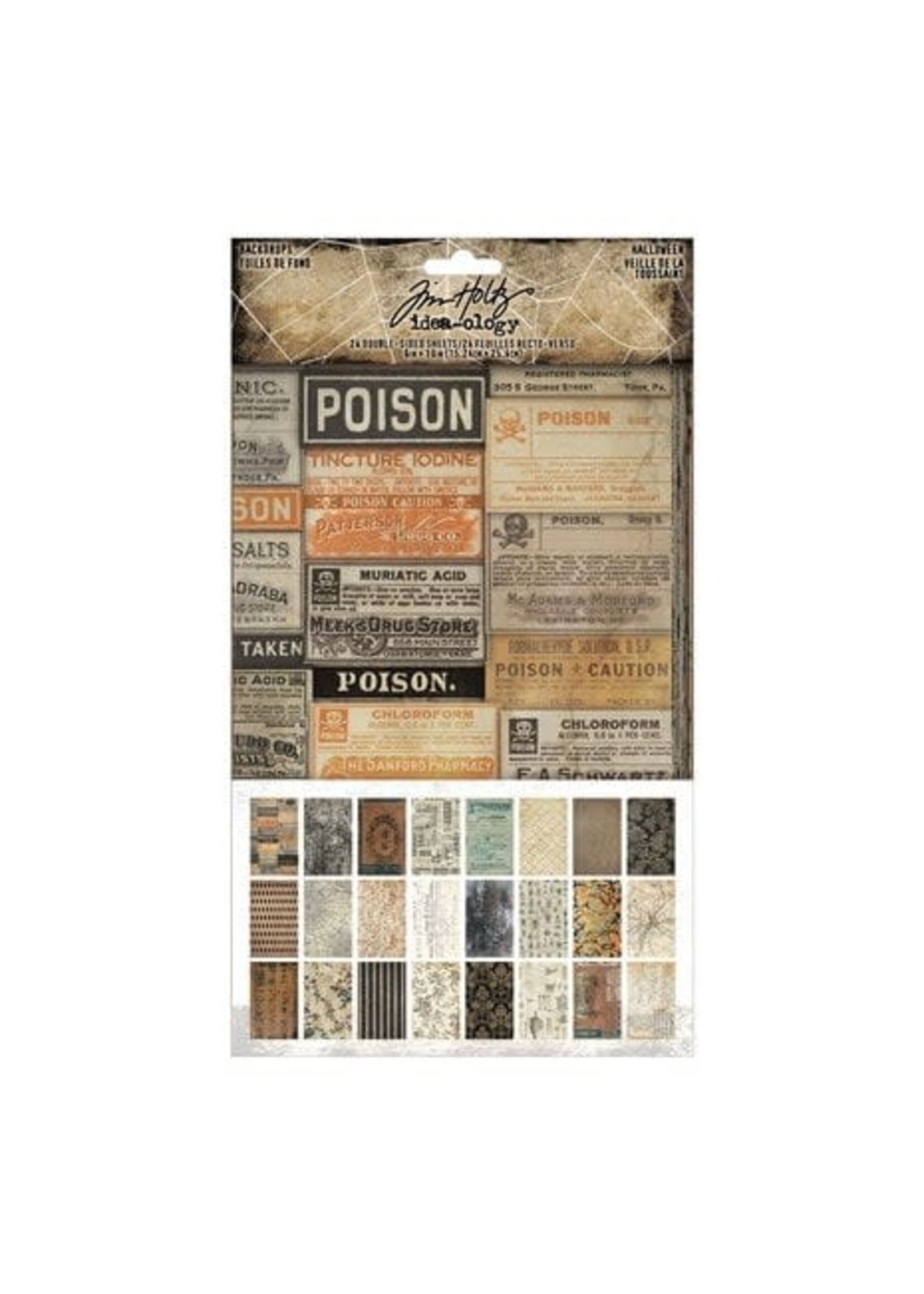 Tim Holtz Halloween Backdrops (TH94433)