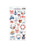 6 x 12 Paper Stickers - Riviera Moments - Elements