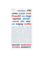6 x 12 Paper Stickers - Riviera Moments - Words