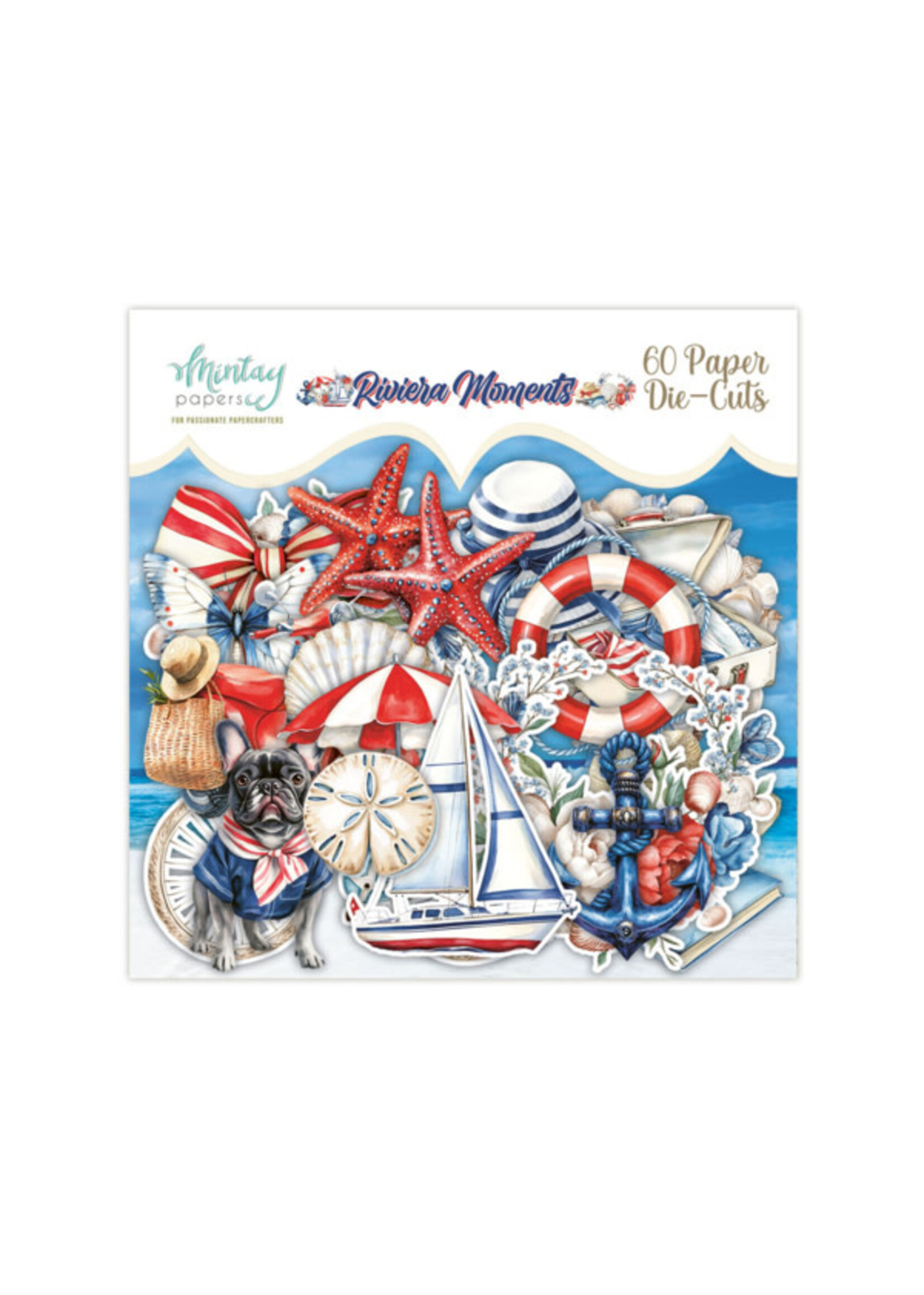 Paper Die-Cuts - Riviera Moments, 60 pcs