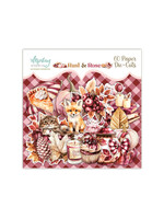 Paper Die-Cuts - Rust & Rose, 60 pcs