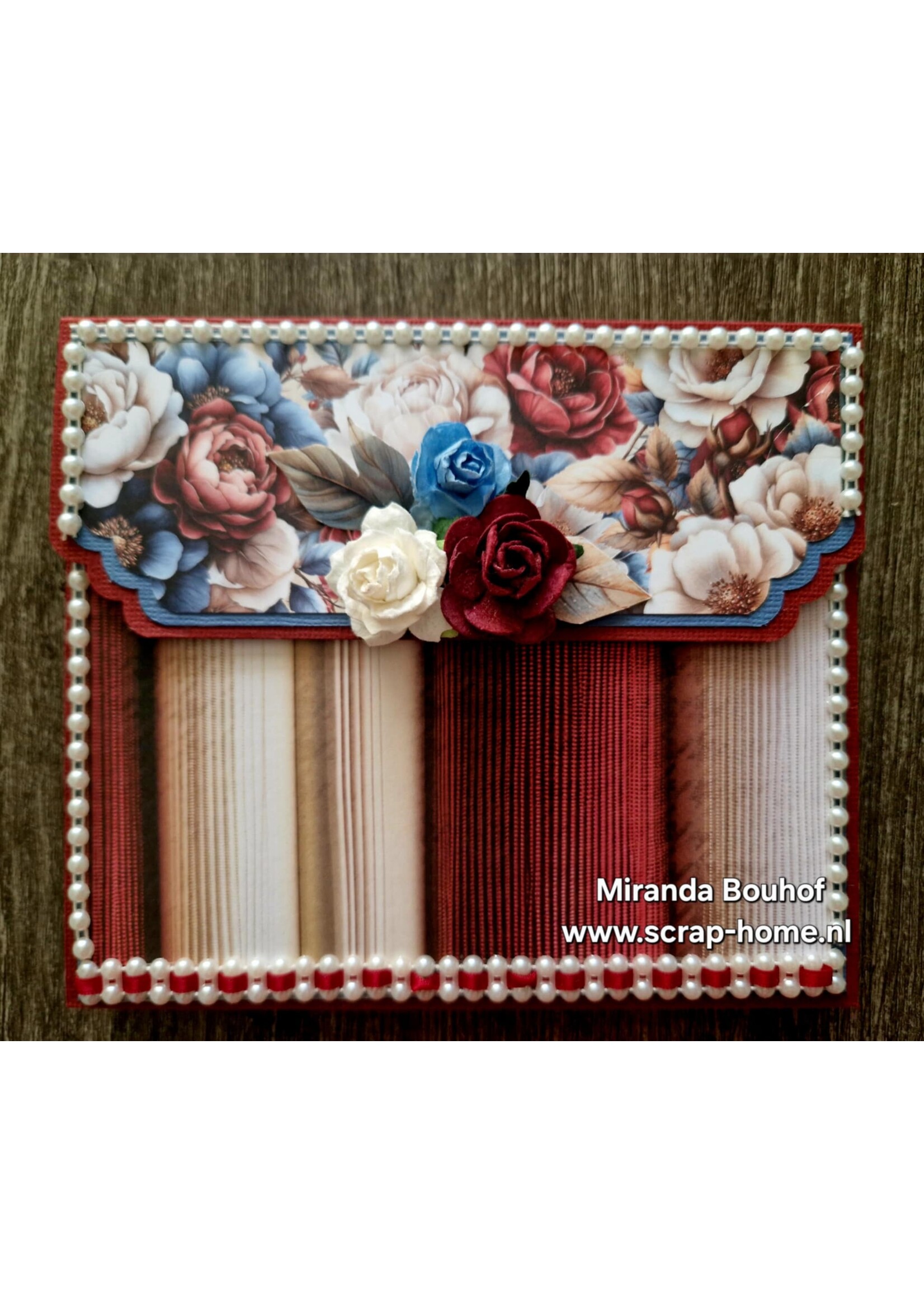 Cadeau envelop met labels en tag Miranda